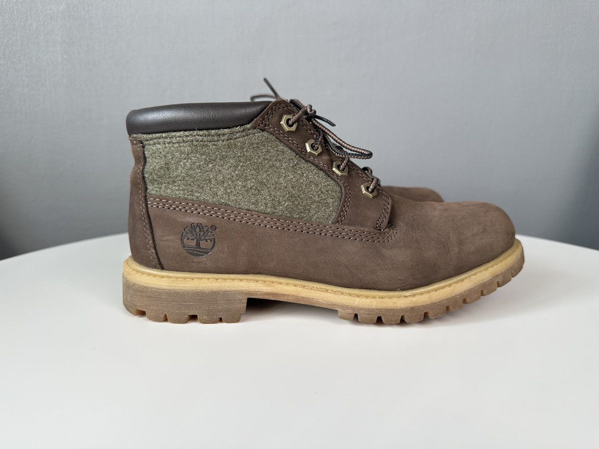 Timberland TIMBERLAND Nellie Chukka Brown Olive OrthoLite Boots Women’s Size US 7.5 / IT 37.5 - 1 Thumbnail