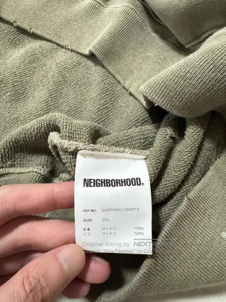 Neighborhood Neighborhood Washed Distressed Crewneck T-Shirt Size US XXL / EU 58 / 5 - 4 Thumbnail