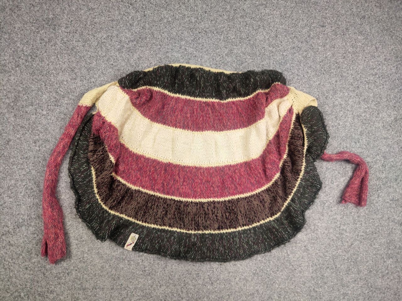 Diesel Vintage Diesel Hand Knit Sweater Wool Mohair Blend Poncho Size ONE SIZE - 10 Thumbnail