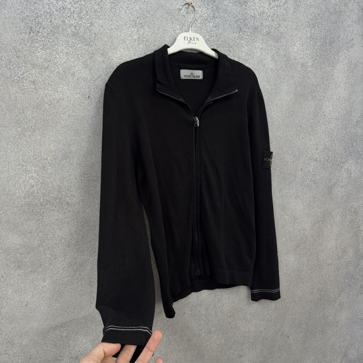 Stone Island Vintage Stone Island Full Zip Up Sweater Knitting Rare Size US S / EU 44-46 / 1 - 2 Thumbnail