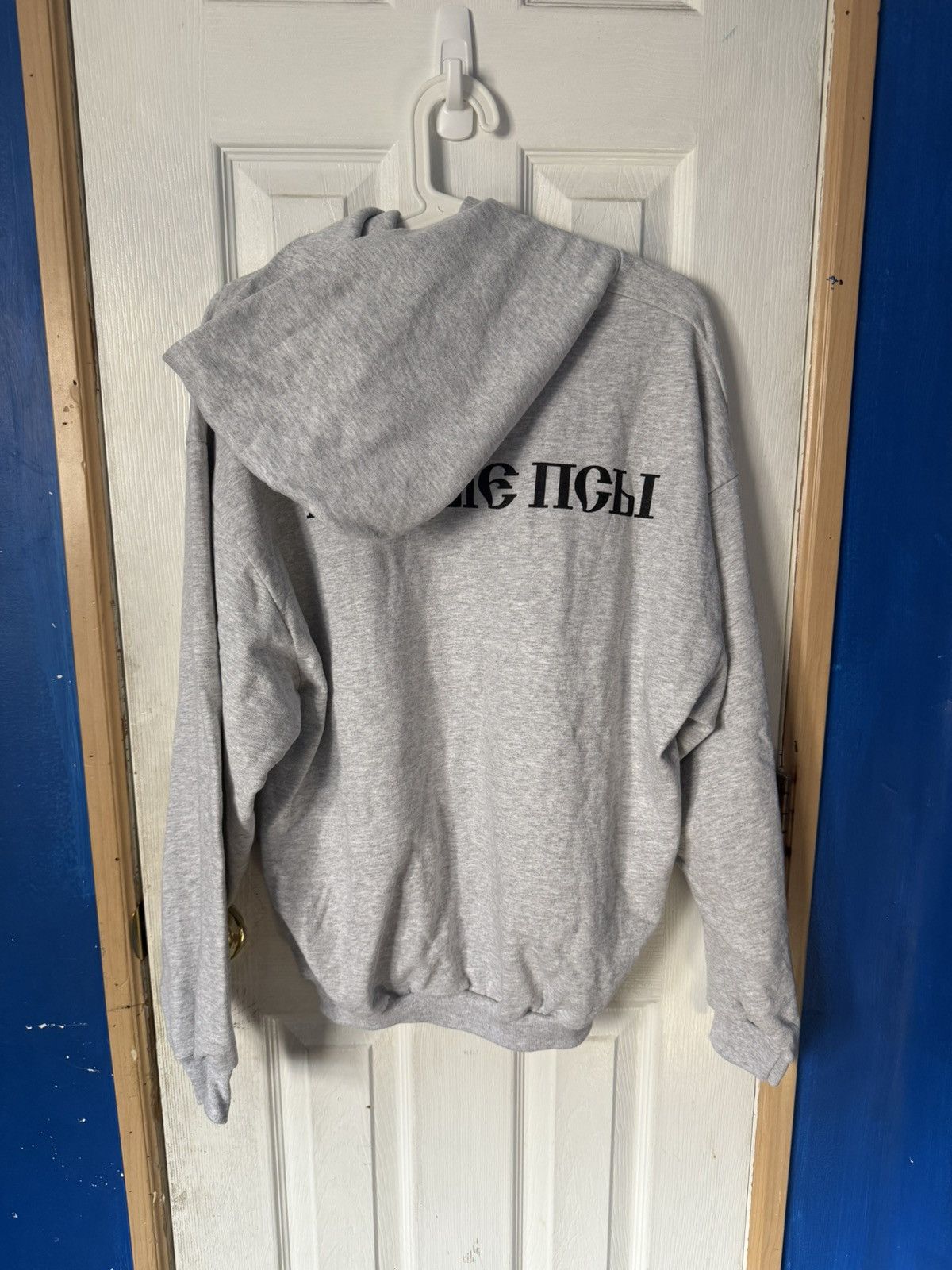 Gosha Rubchinskiy × Kanye West YZY GOSHA BLACK DOG HOODIE HEATHER GREY Size US S / EU 44-46 / 1 - 2 Thumbnail