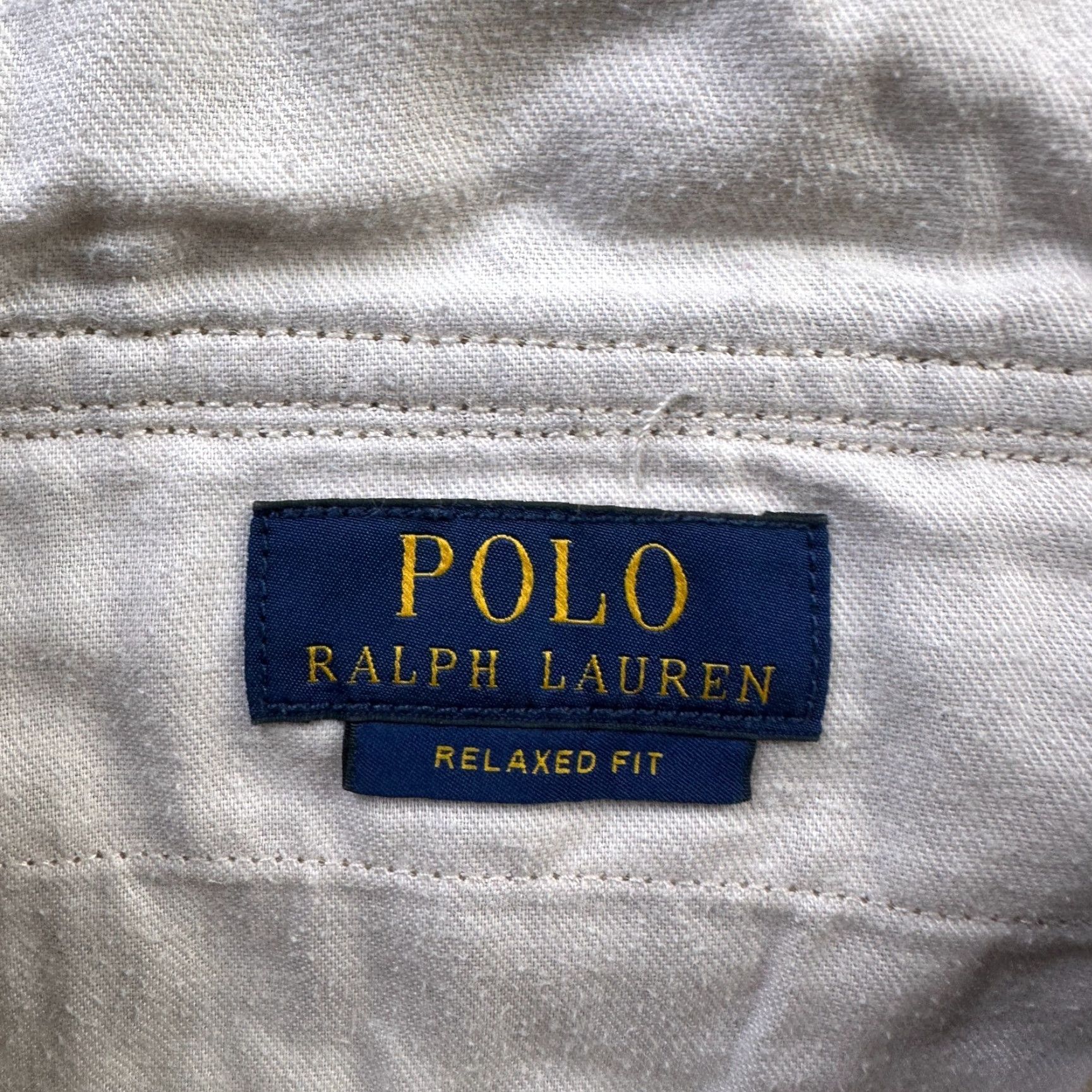Polo Ralph Lauren Polo Ralph Lauren Shorts Mens 38 Beige Army Cargo Pocket Drawstring Relaxed Regular Fit Vintage No Size US M / EU 48-50 / 2 - 7 Thumbnail