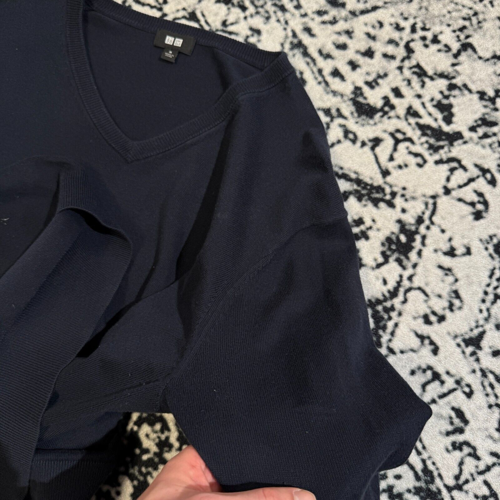 Vintage Vintage Unisex Black Cotton Crewneck Size M Regular Size US M / EU 48-50 / 2 - 9 Thumbnail