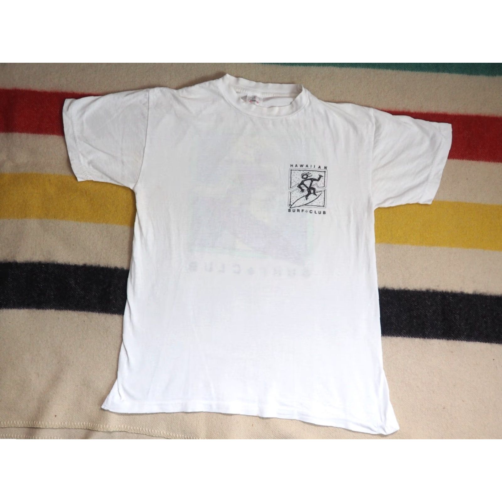 Vintage VTG 90s Caribbean Dreams T-Shirt Shirt Mens M White Tees Surf Club Hawaii Beach Retro Graphic Tee 90s Mens Size US M / EU 48-50 / 2 - 4 Thumbnail