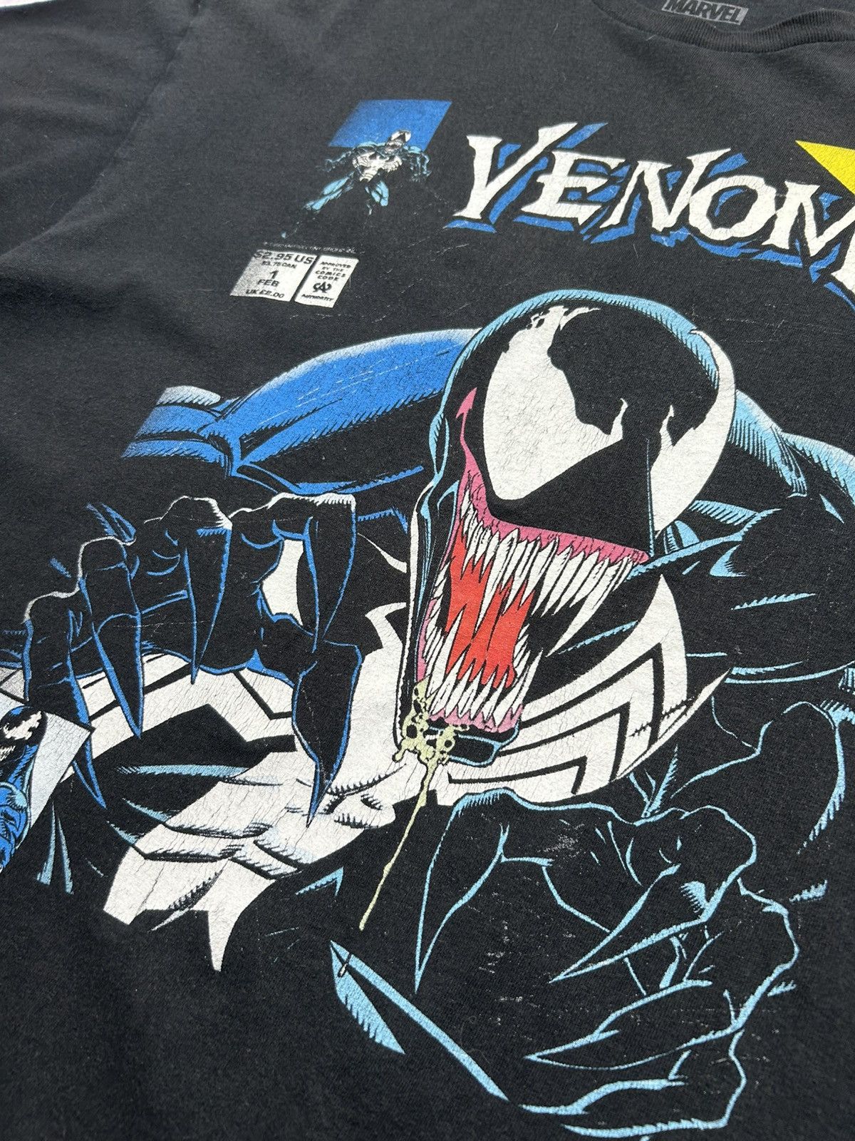 Marvel Comics × Vintage Vintage Venom Marvel Big Logo Oversized T-Shirt Size L Size US L / EU 52-54 / 3 - 5 Thumbnail
