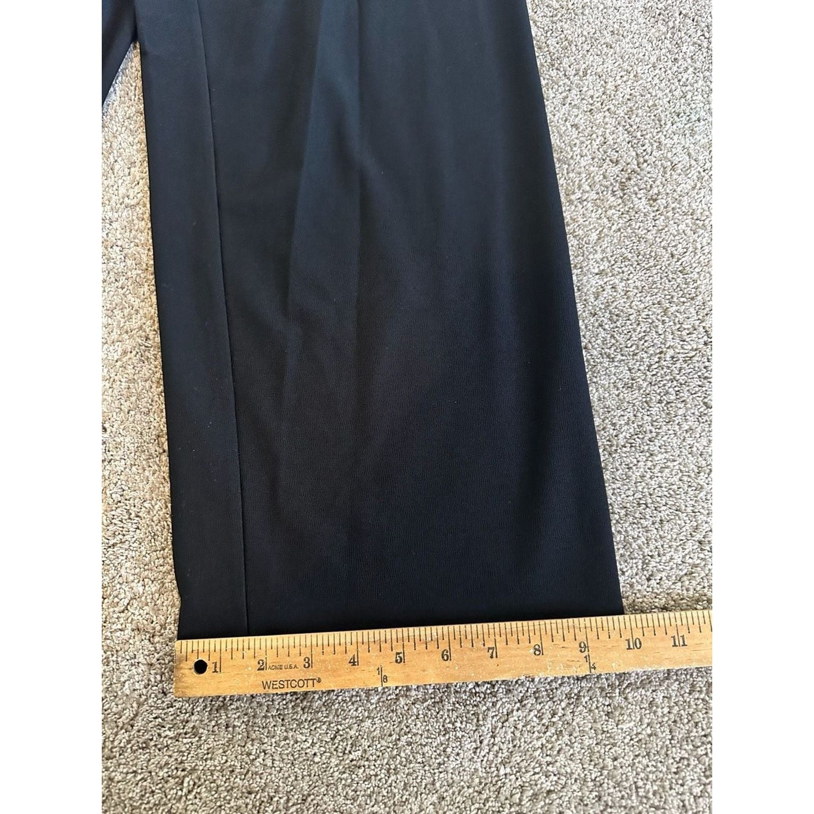 Eileen Fisher Eileen Fisher Washable Stretch Black Wide-Leg Pants M Size 27" / US 4 / IT 40 - 2 Thumbnail