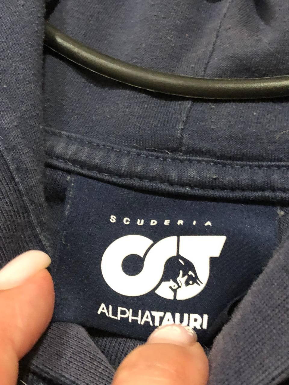 Vintage Print Hoodie Streetwear Size L Y2K ALPHATAURI Size US L / EU 52-54 / 3 - 15 Thumbnail