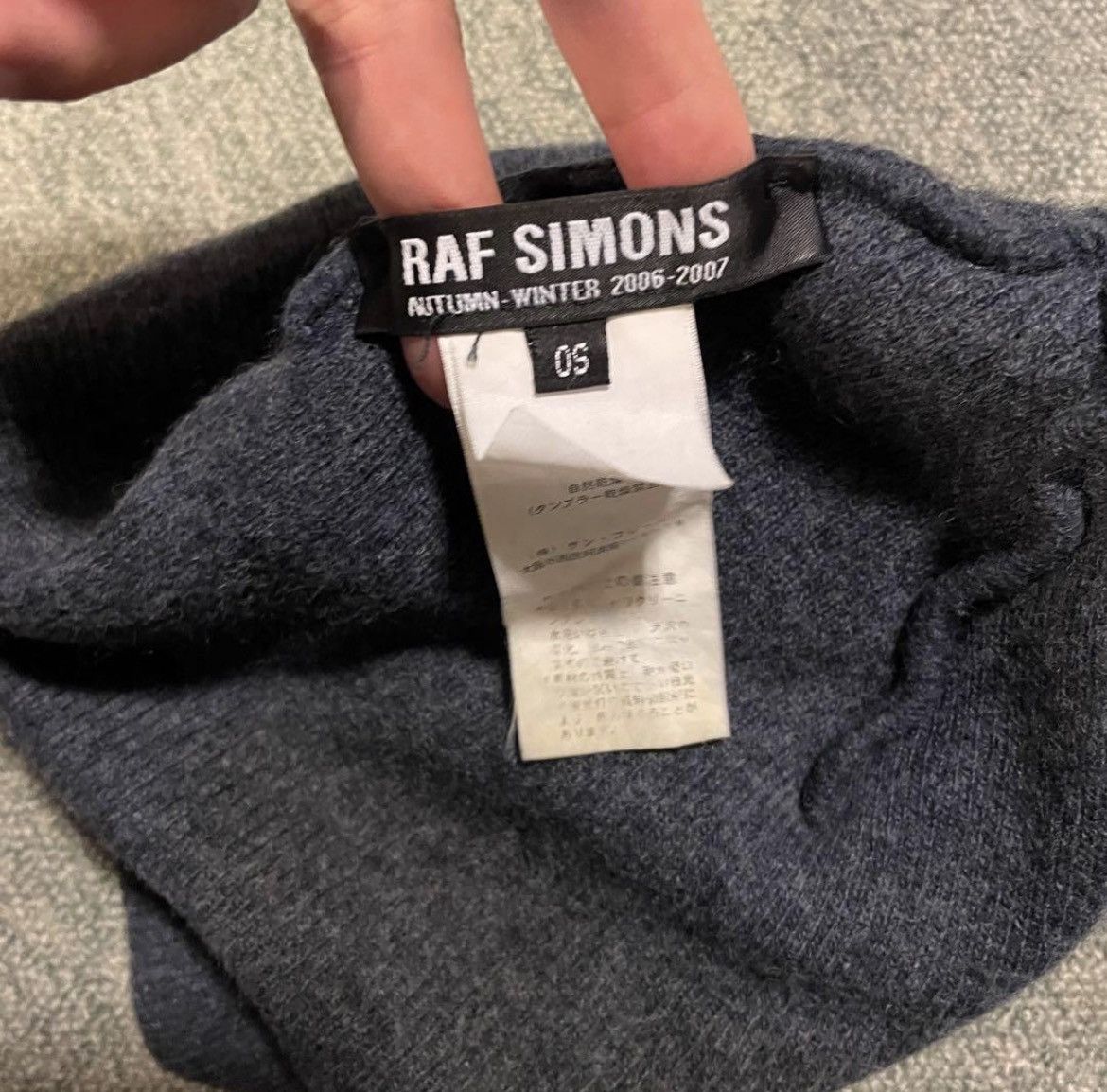 Raf Simons raf simons 2006-2007 A/W knit cap Size ONE SIZE - 3 Thumbnail