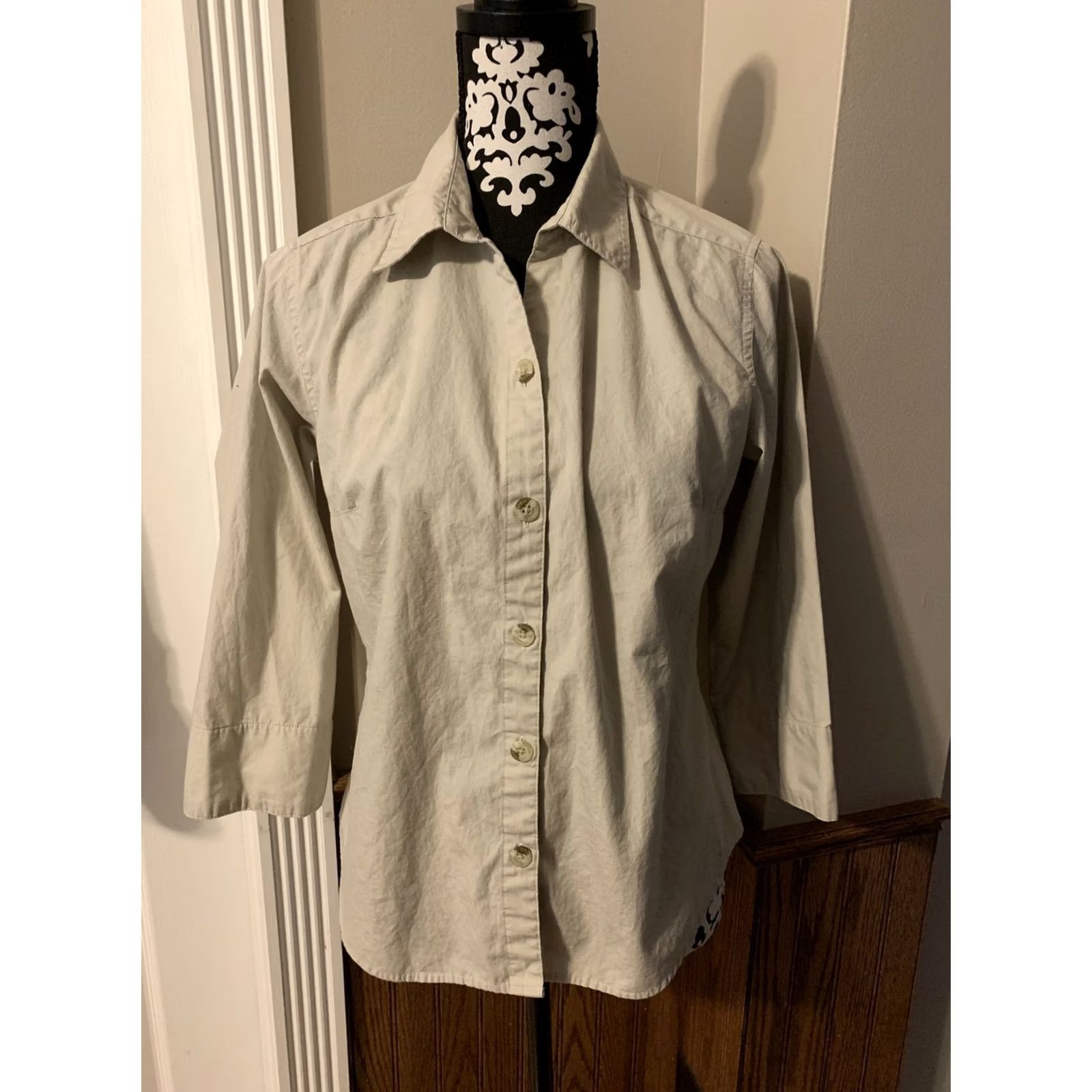 Vintage Columbia Button-Up Shirt 3/4 Sleeve Brown Womens M Travel Wear Size M Size M / US 6-8 / IT 42-44 - 2 Thumbnail