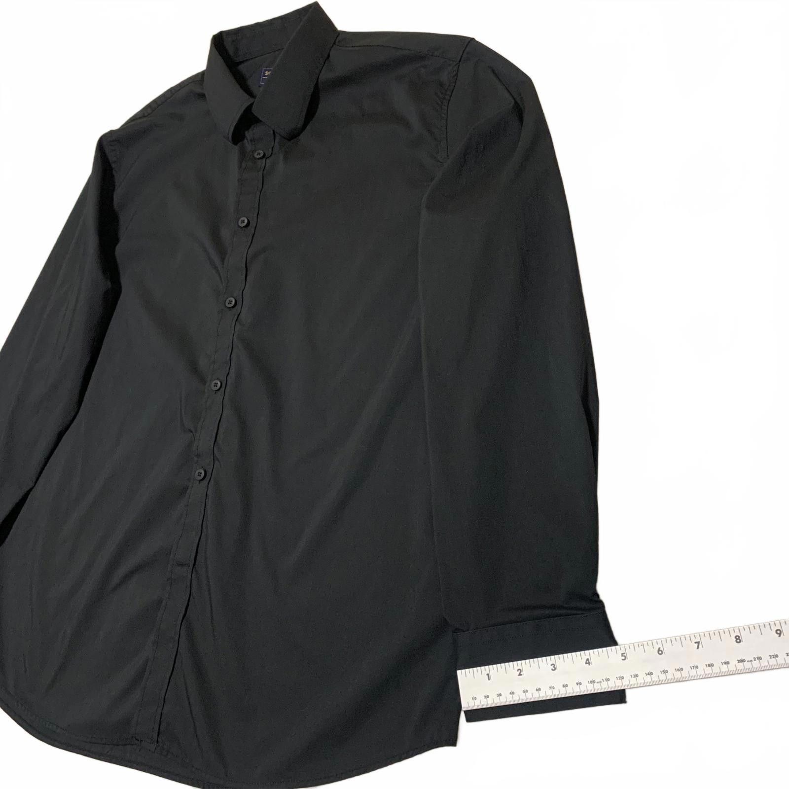 Other Soft Business Men's L Black Long Sleeve Dress Shirt Size US L / EU 52-54 / 3 - 8 Thumbnail