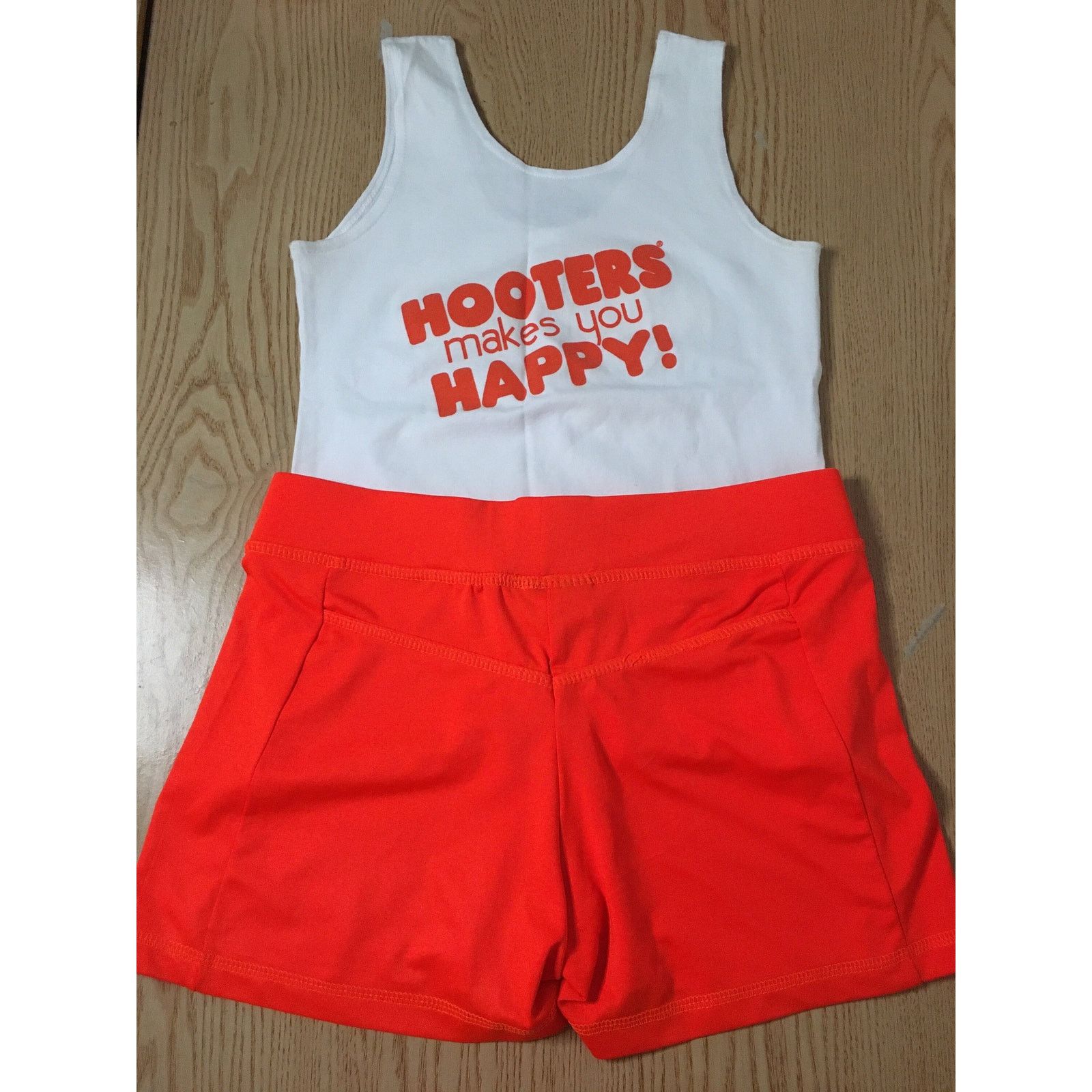 Other B16-4 Hooters Girl Uniform Tank New Shorts Boca Raton Small Size S / US 4 / IT 40 - 5 Thumbnail