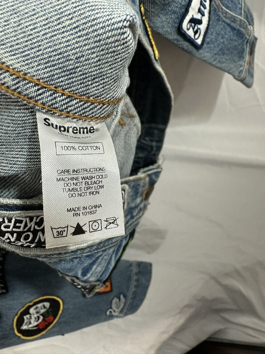 Supreme Supreme Patchwork Denim Jacket Size US M / EU 48-50 / 2 - 12 Thumbnail