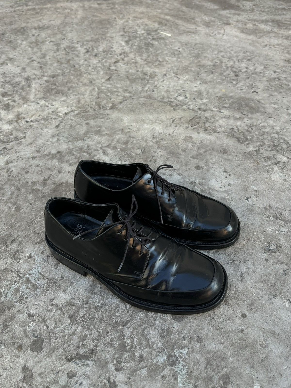 Hugo Boss Vintage 90s Hugo Boss Square Derby Shoes Size US 8.5 / EU 41-42 - 5 Thumbnail