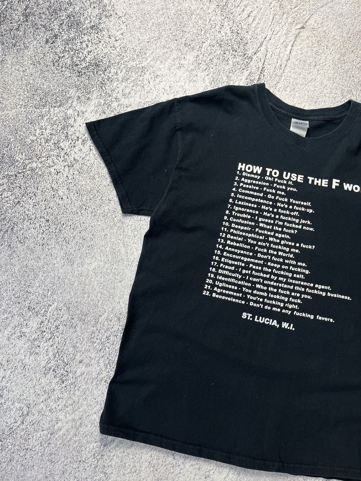 Other Vintage How To Use The F Word Humor Tee Size US L / EU 52-54 / 3 - 4 Thumbnail