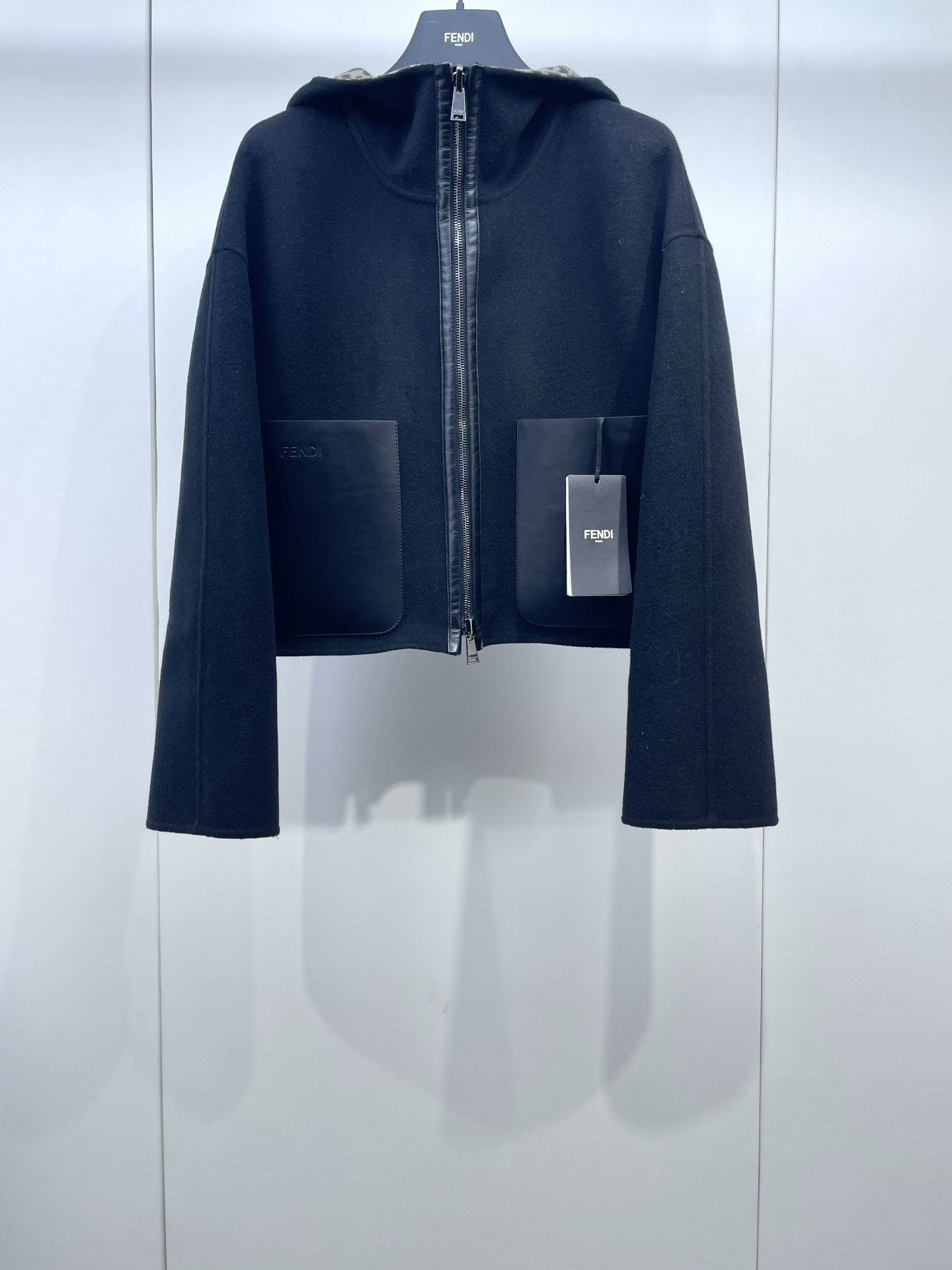 Fendi Fendi Reversible Logo Hooded Jacket Size S / US 4 / IT 40 - 1 Thumbnail