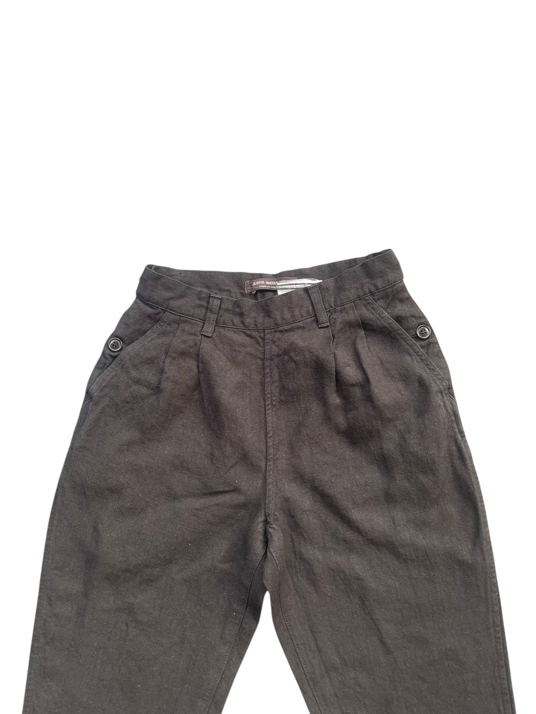 CDG by Comme des Garcons Junya Watanabe Comme Des Garcons Linen Trouser Size 27" / US 4 / IT 40 - 2 Thumbnail