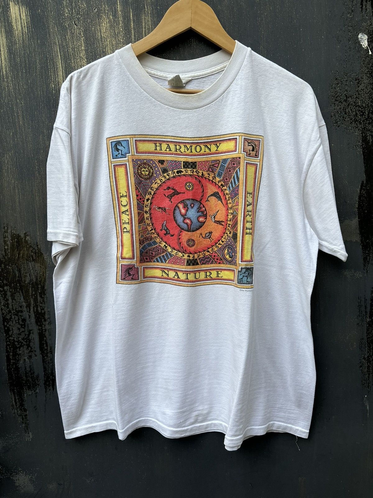 Vintage RARE! Vintage 90’s Human I-Tees Earth Day Size US XL / EU 56 / 4 - 2 Thumbnail