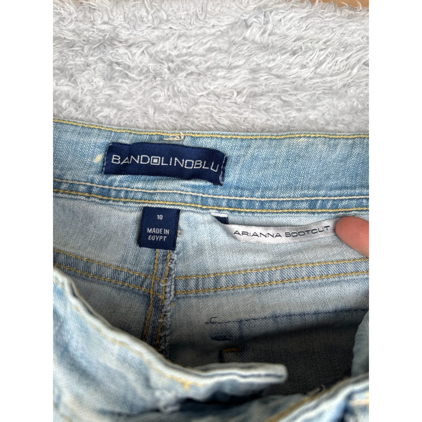 Vintage VINTAGE BandolinoBlu Jeans Women 10 Blue Denim Bootcut Regular Fit Mid Rise 32x30 Size 32" / US 10 / IT 46 - 7 Thumbnail