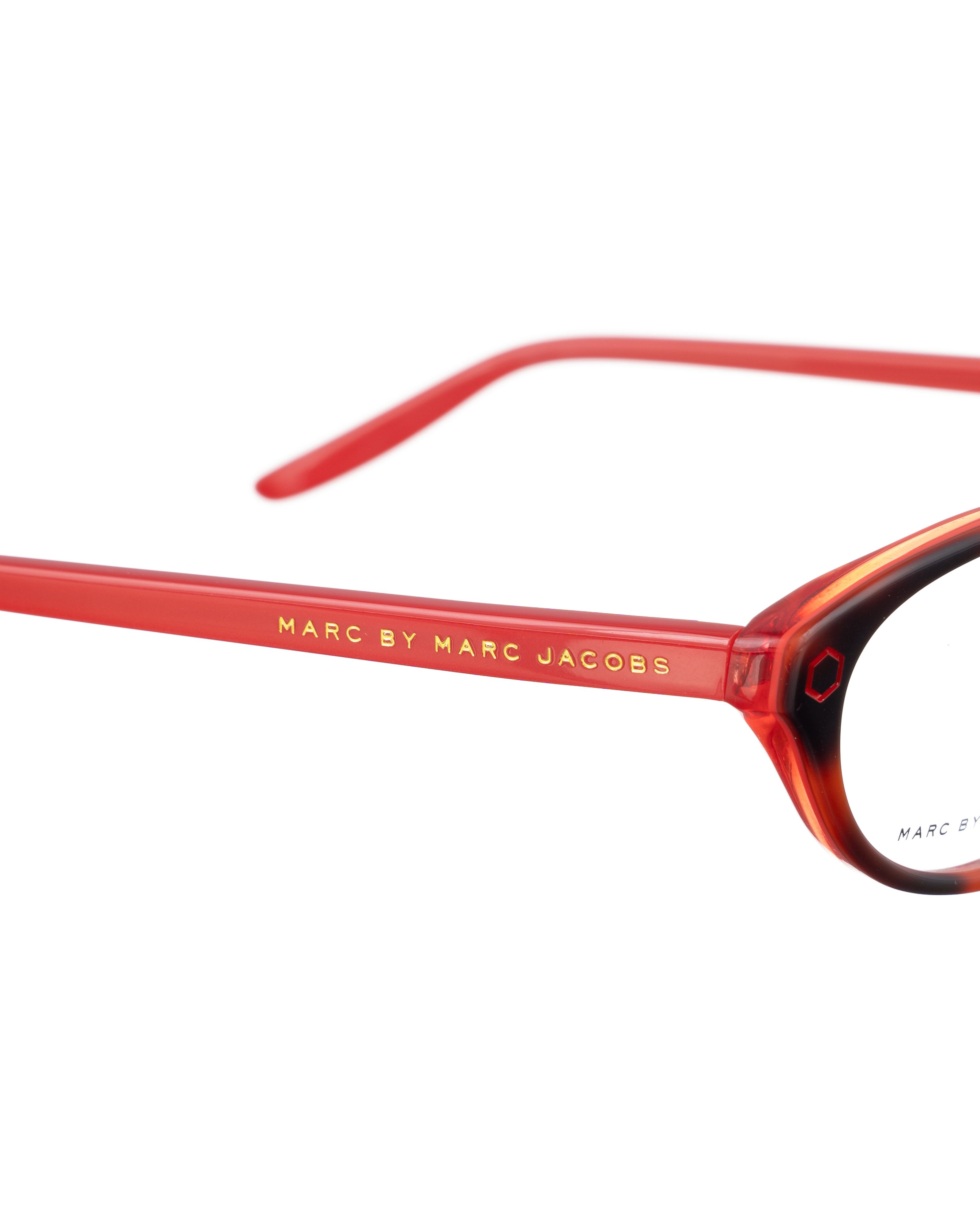 Marc by Marc Jacobs Marc by Marc Jacobs 00s Black and Red Cat Eye Glasses Size ONE SIZE - 2 Thumbnail