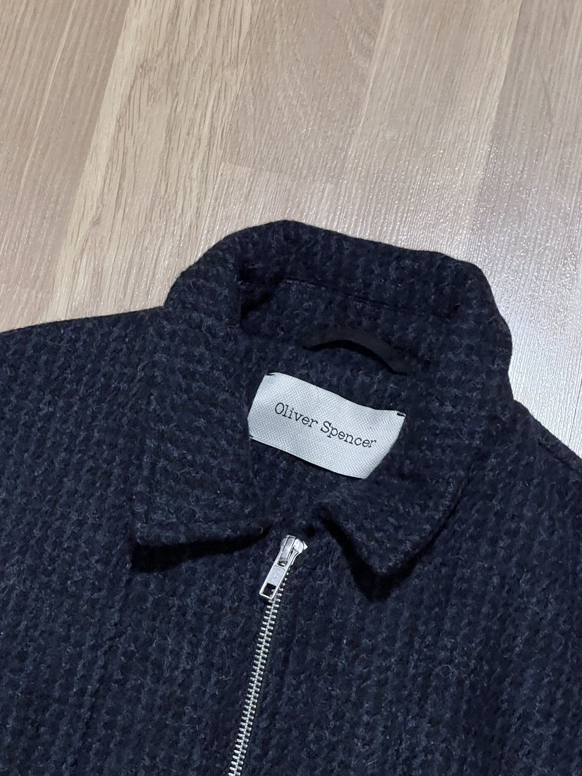 Japanese Brand × Oliver Spencer Oliver Spencer wool varsity jacket old money style 90 luxury Size US M / EU 48-50 / 2 - 4 Thumbnail