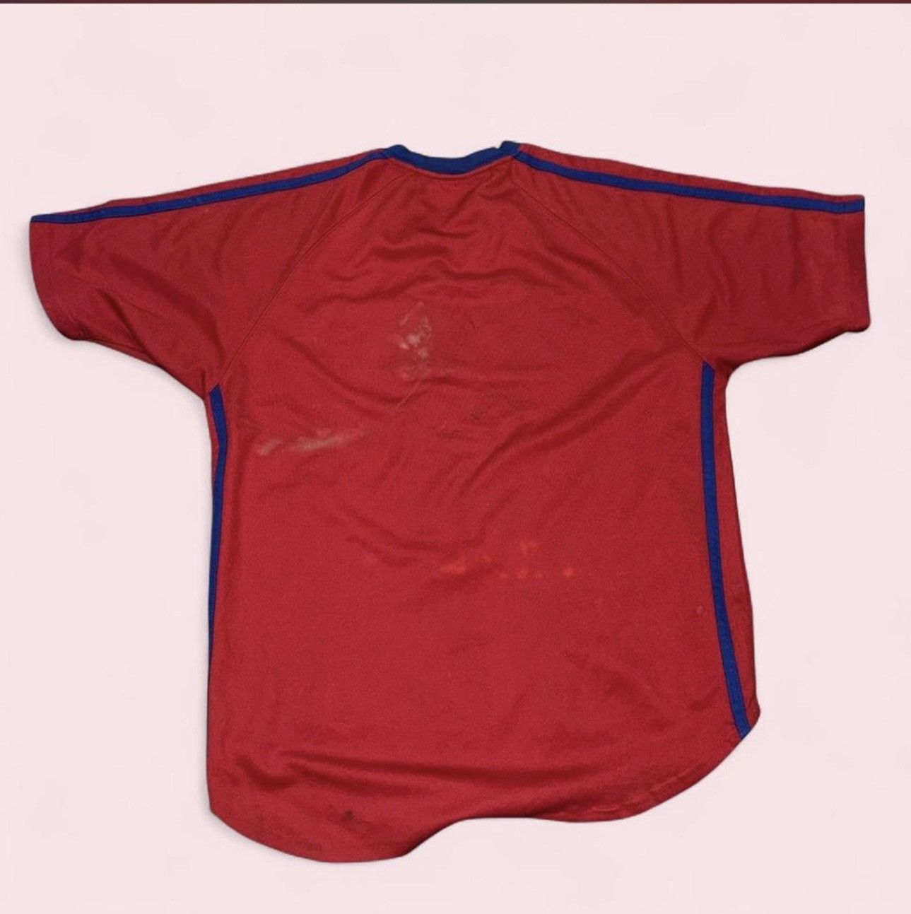 MLB Red Philadelphia Phillies baseball jersey #baseball #vintage Size US XL / EU 56 / 4 - 4 Thumbnail