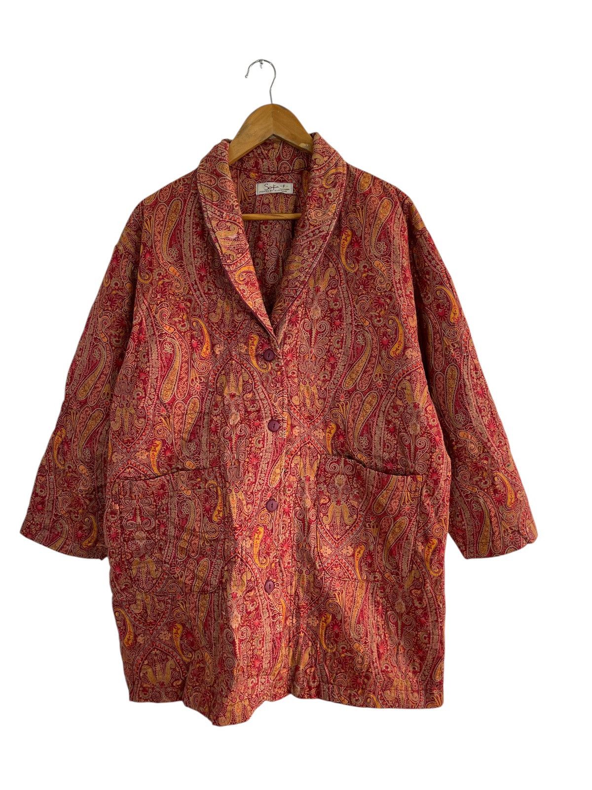 Japanese Brand Vintage PAISLEY Allover Inspired Celine Size US M / EU 48-50 / 2 - 1 Thumbnail