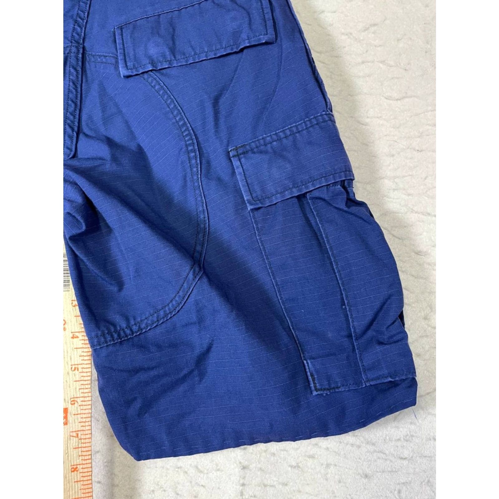 Vintage Navy Military Trousers Operational Dress Uniform Cargo Shorts XS Blue Size US 27 - 5 Thumbnail