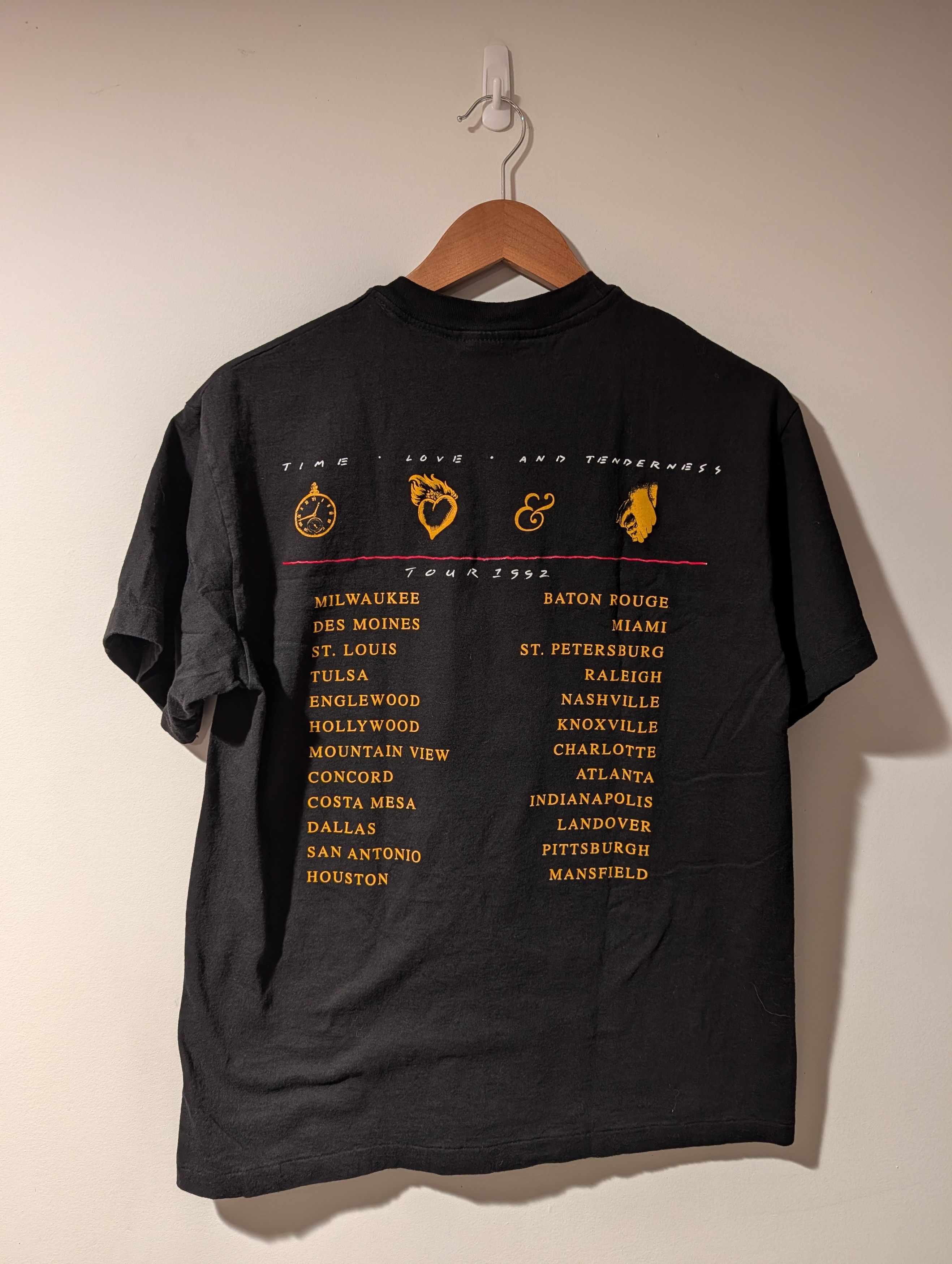 Band Tees Vintage Michael Bolton Time Love Tenderness Tour T-Shirt Size US L / EU 52-54 / 3 - 6 Thumbnail