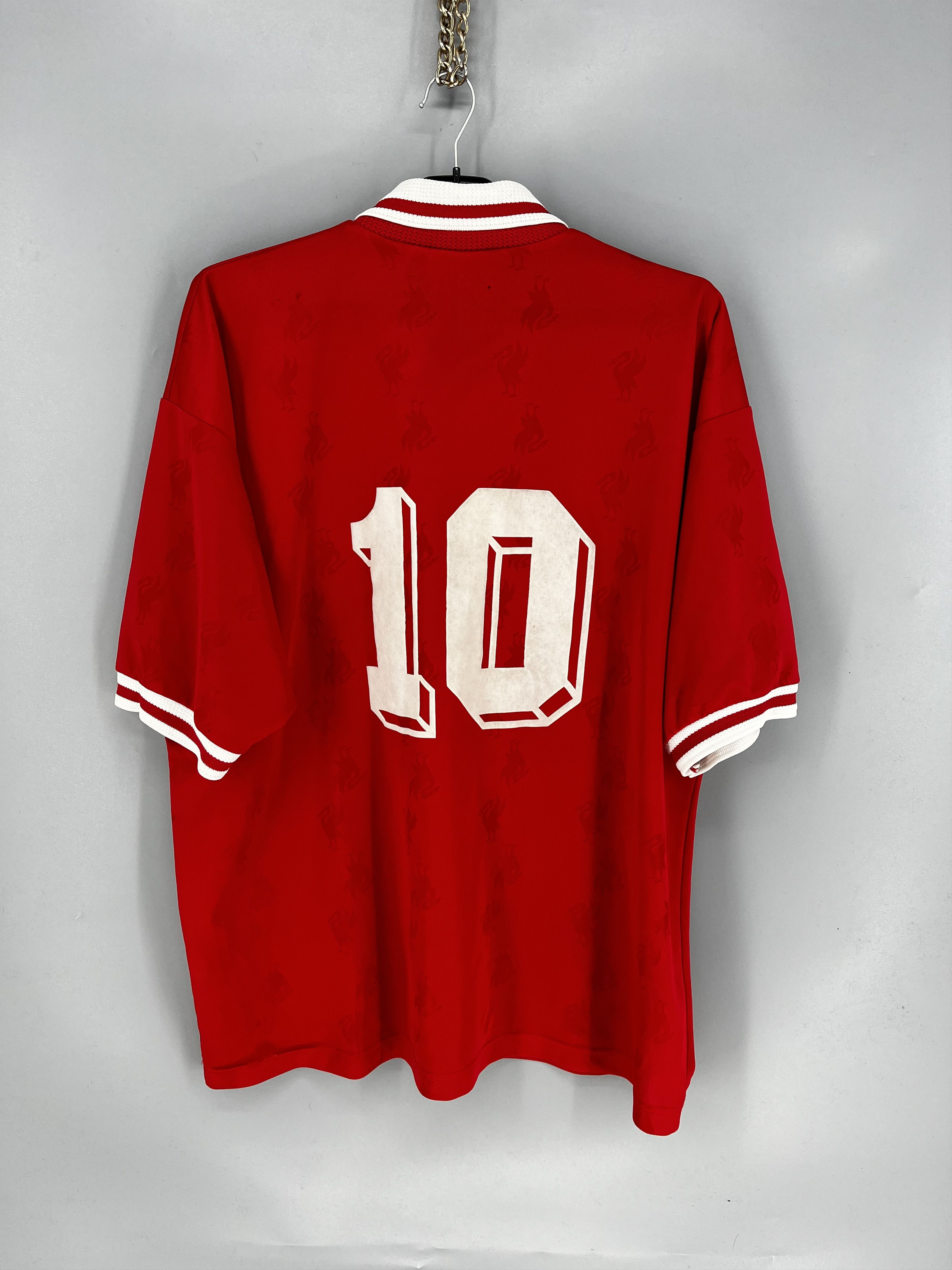 Reebok Liverpool FC 96/98 Home Jersey Reebok Carlsberg #10 UK Size US M / EU 48-50 / 2 - 15 Thumbnail