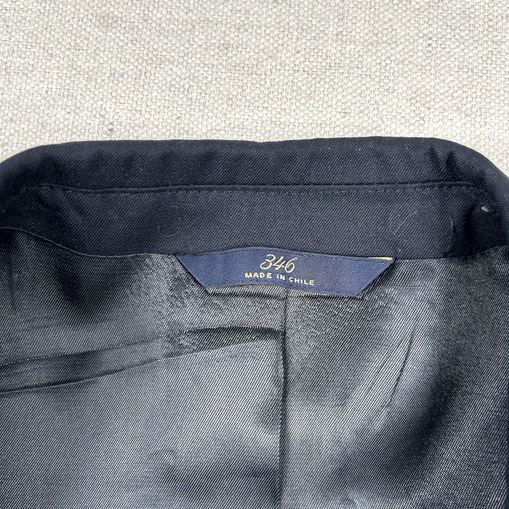 Brooks Brothers Brooks Brothers Blazer Mens 45 Long Wool Navy 2-Button Notch Lapel Single-Breasted 4-Button Front Sports Coat B&T Size 48R - 3 Thumbnail