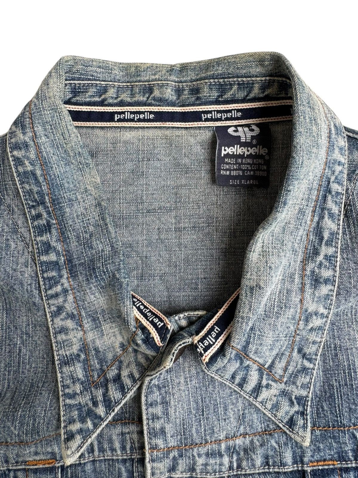 Pelle Pelle Vintage Distressed Pelle Pelle Denim Jacket Size US XL / EU 56 / 4 - 10 Thumbnail
