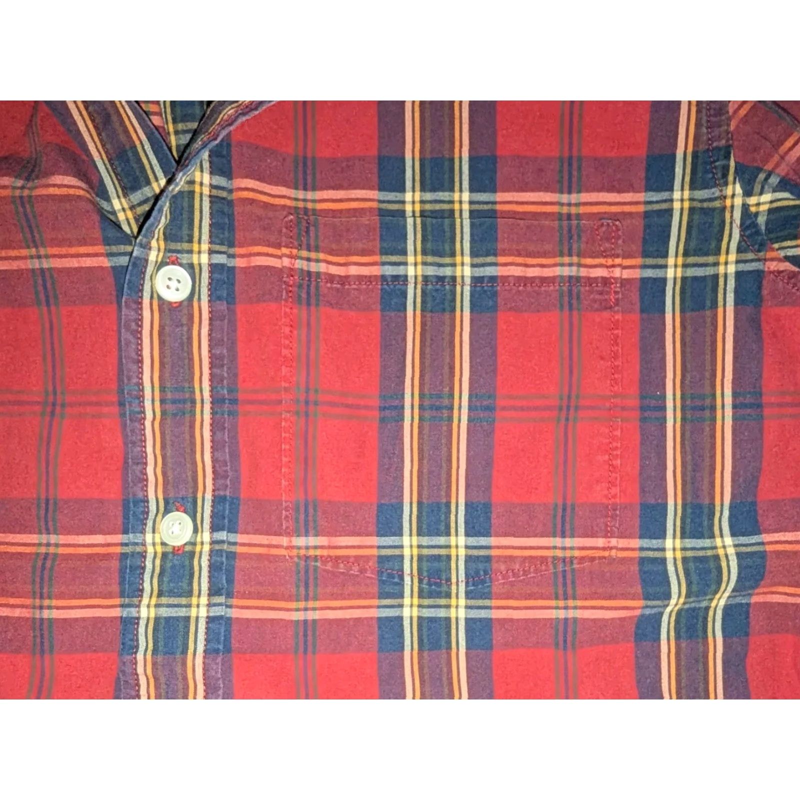 Abercrombie & Fitch Abercrombie & Fitch Shirt Mens S Plaid Button-Up Long Sleeve Casual Classic Colorful Preppy Size US S / EU 44-46 / 1 - 5 Thumbnail