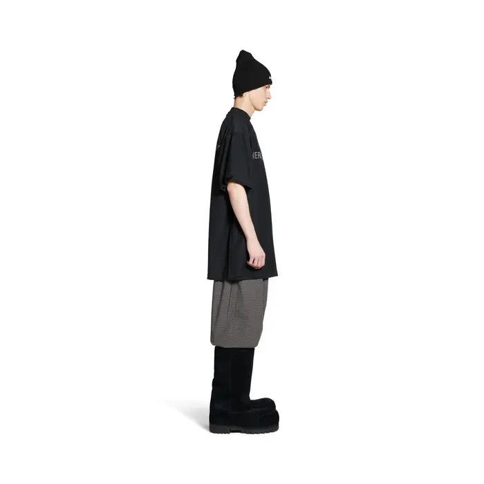 Balenciaga o1w1db10226 Internal Use Only Inside-Out T-Shirt Oversized Size US XXL / EU 58 / 5 - 4 Thumbnail