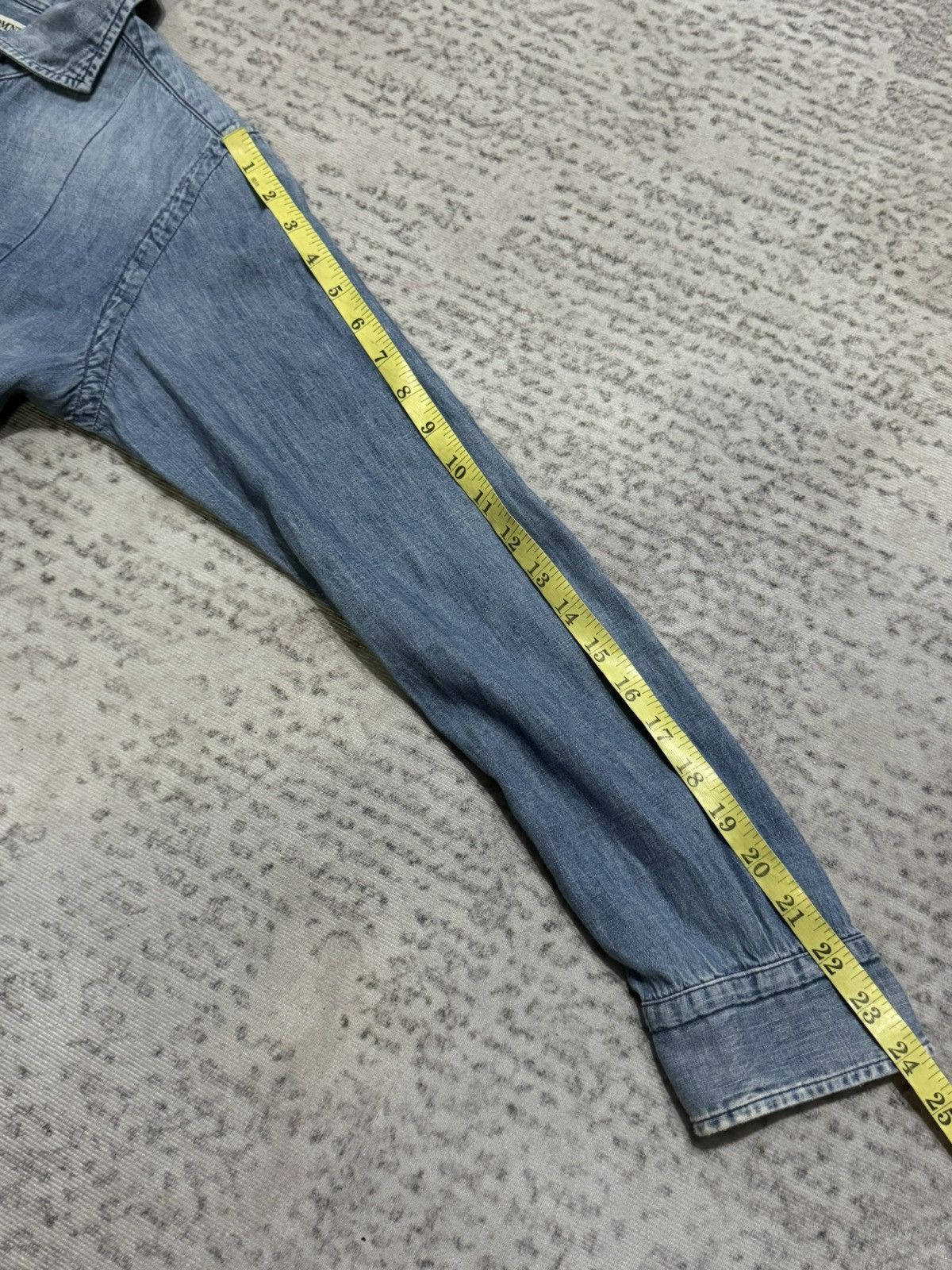 OMNIGOD OMNIGOD Japanese Brand Denim Shirt Size US S / EU 44-46 / 1 - 10 Thumbnail