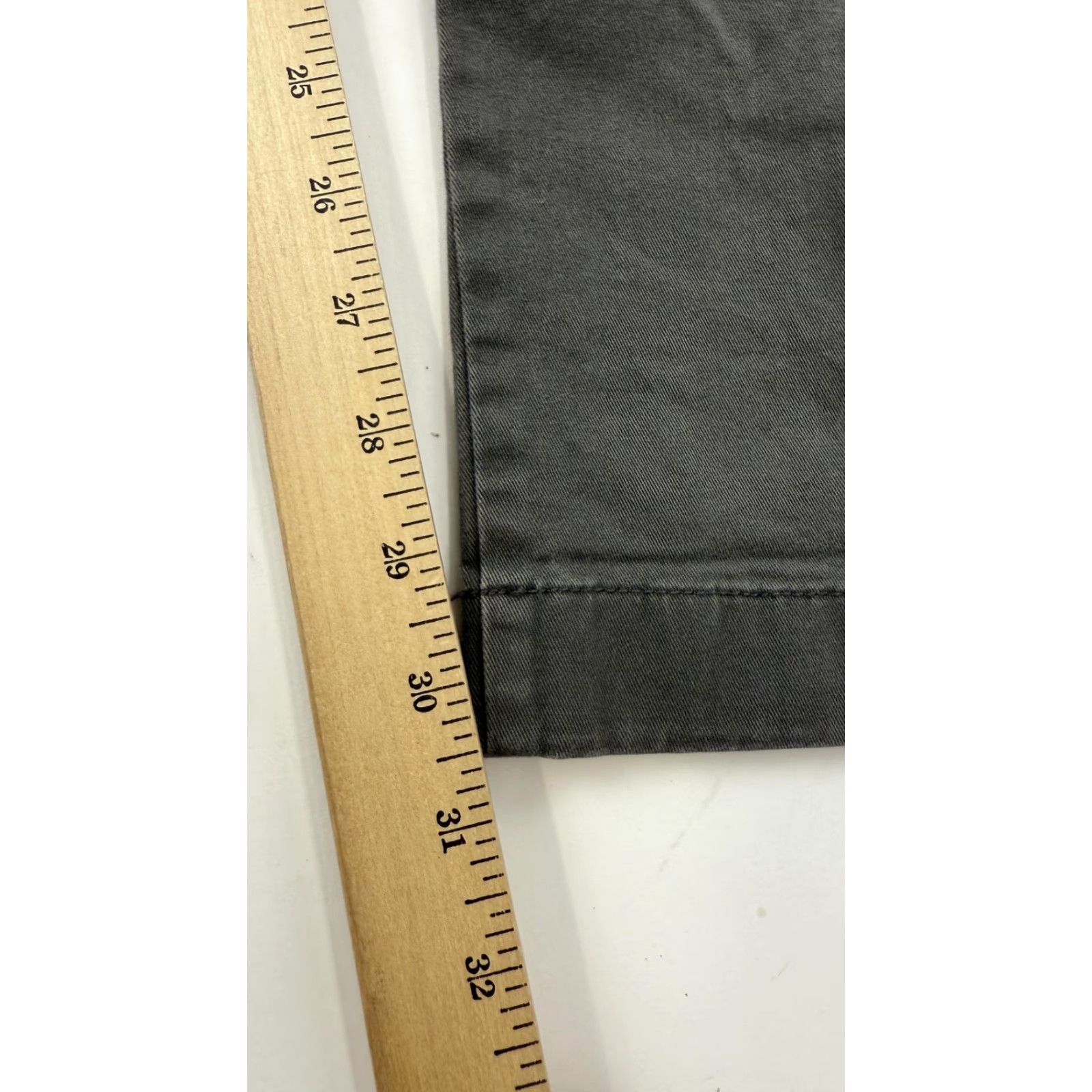 J.Crew J.CREW Pants Mens 31x32 Gray 484 Slim Fit Chino Stretch Casual Re-Imagined Size US 31 - 6 Thumbnail
