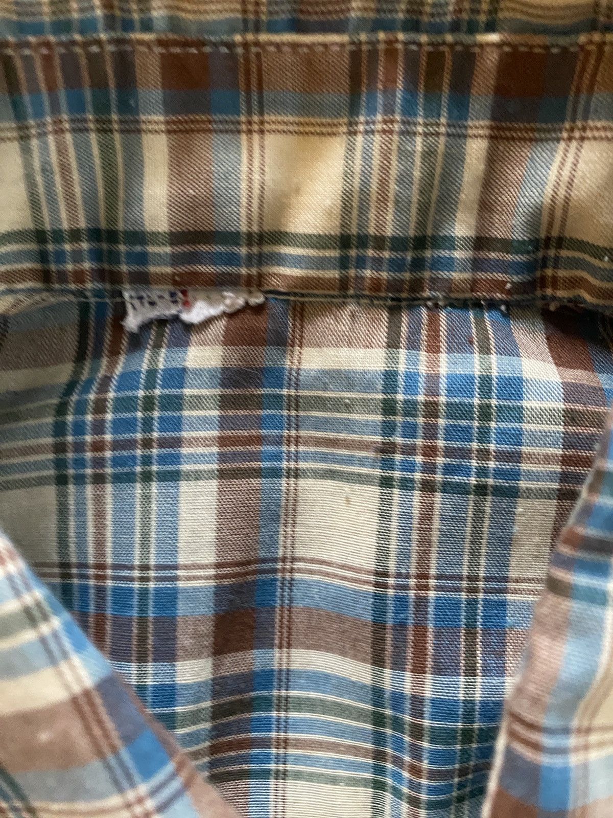 Levi's Vintage 70’s Levi’s White Tab Pearl Snap Plaid Button Up Size US S / EU 44-46 / 1 - 7 Thumbnail