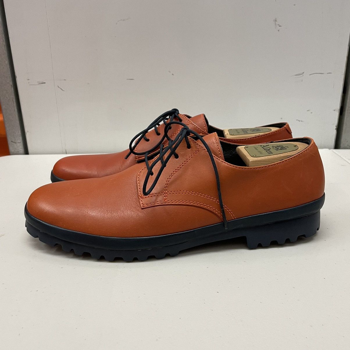 Camper Pegaso Blucher Oxford Lightweight Shoes Formal Leather in Orange, Men's (Size 11)