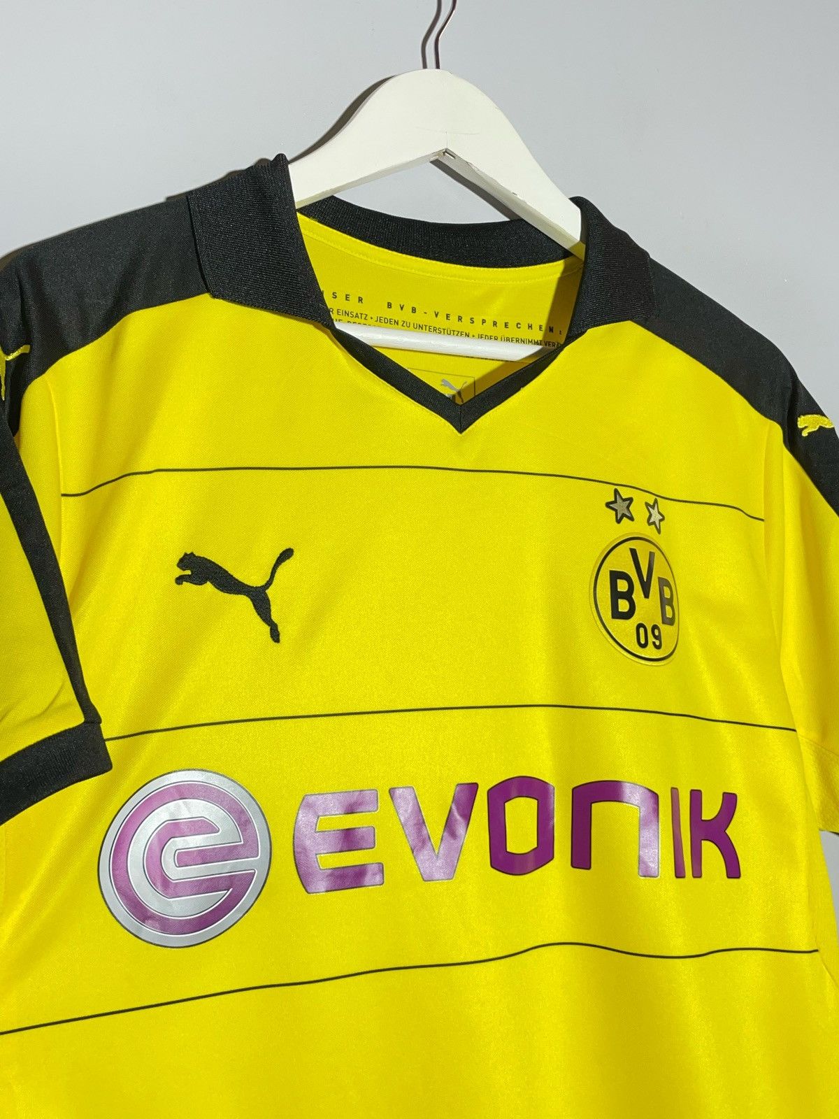 Puma Borussia Dortmund BVB Puma 2015/16 Home Football Shirt Size US M / EU 48-50 / 2 - 3 Thumbnail