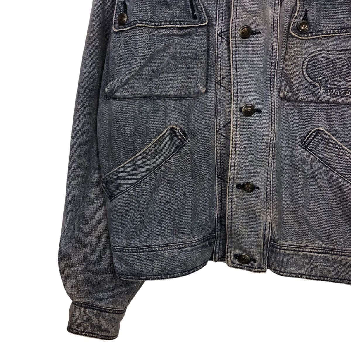 Japanese Brand Íxiz Made in Japan Wayahead Denim Jacket Issey Miyake Size US L / EU 52-54 / 3 - 5 Thumbnail