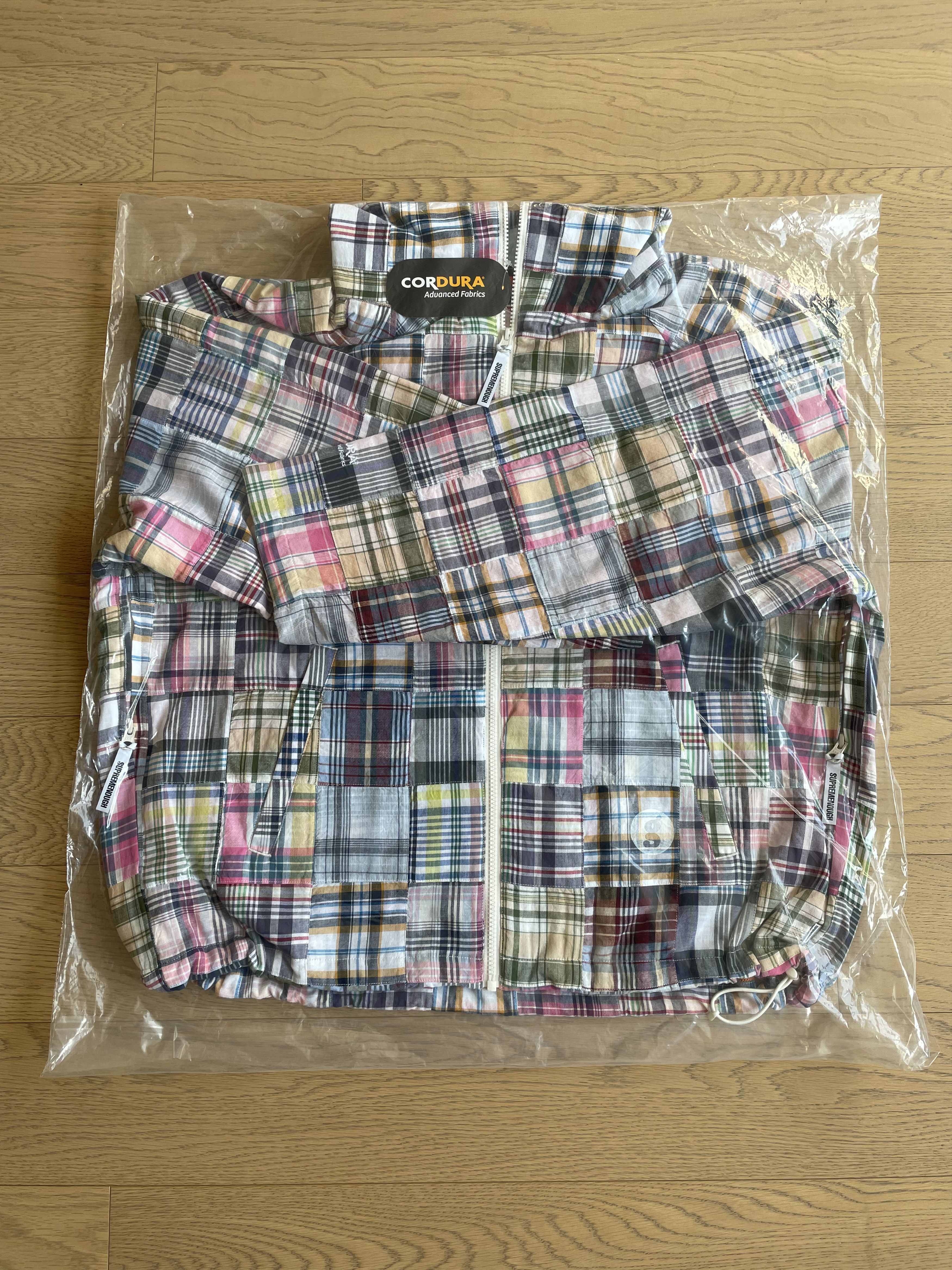 ジャケット・アウター GOODENOUGH Patchwork MadrasHooded Jacket Supreme GOODENOUGH Patchwork Hooded Jacket Multicolor Men's