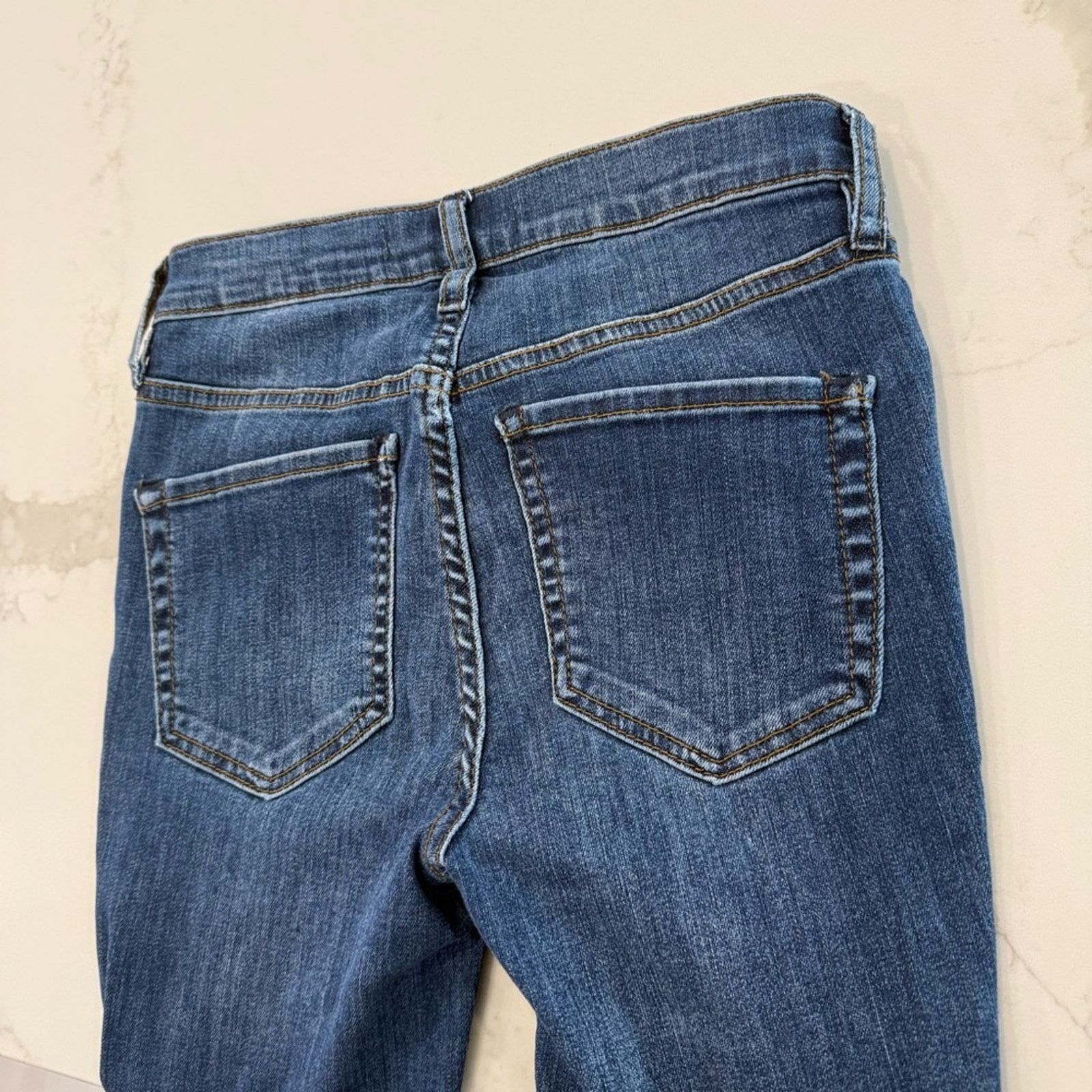 Free People Free People Reagan Distressed Skinny Jeans Womens 25 Size 25" / US 0 / IT 36 - 7 Thumbnail