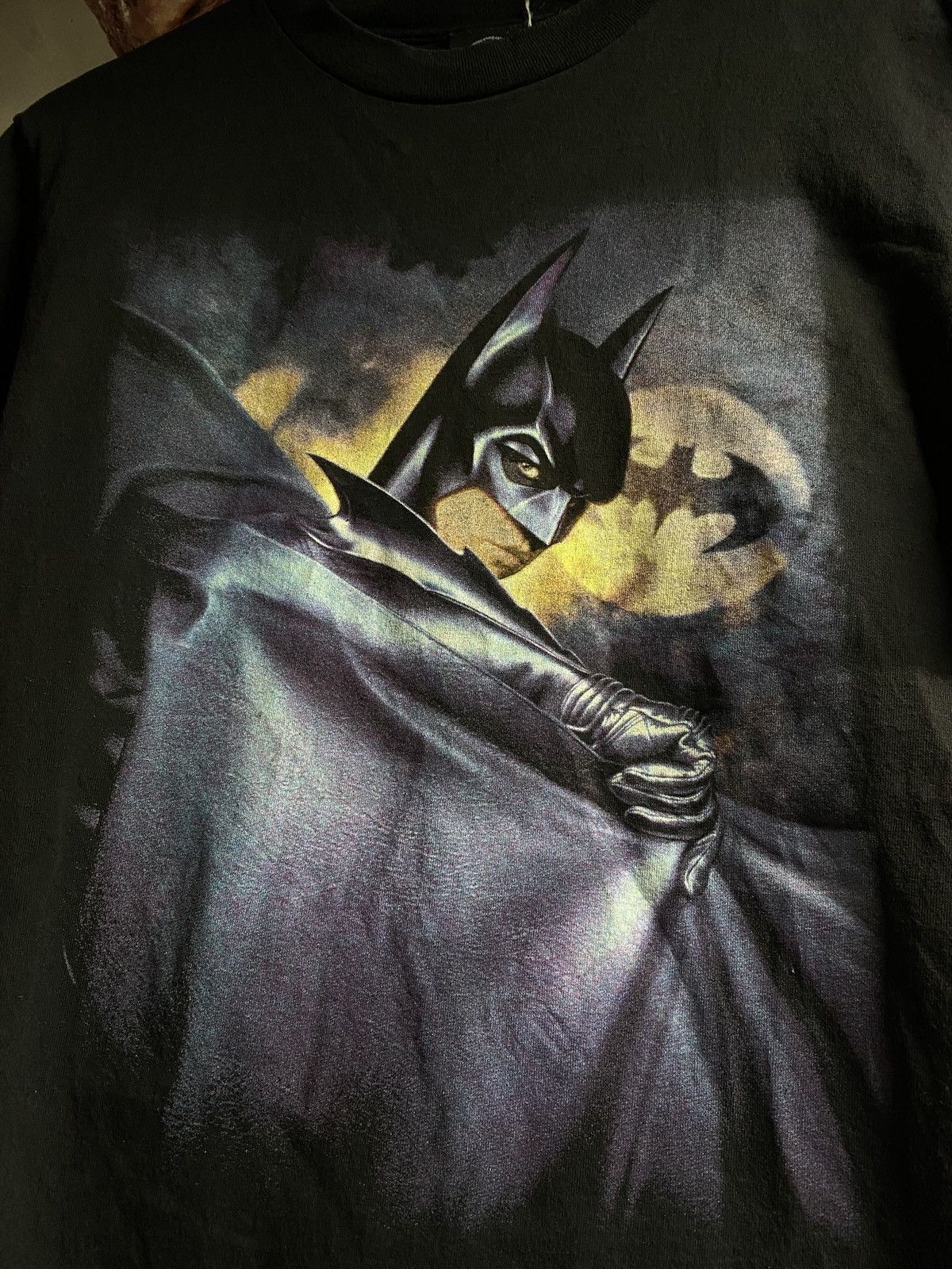 DC Comics × Vintage Vintage 1995 Batman Movie T Shirt Adult Size Medium Size US M / EU 48-50 / 2 - 2 Thumbnail