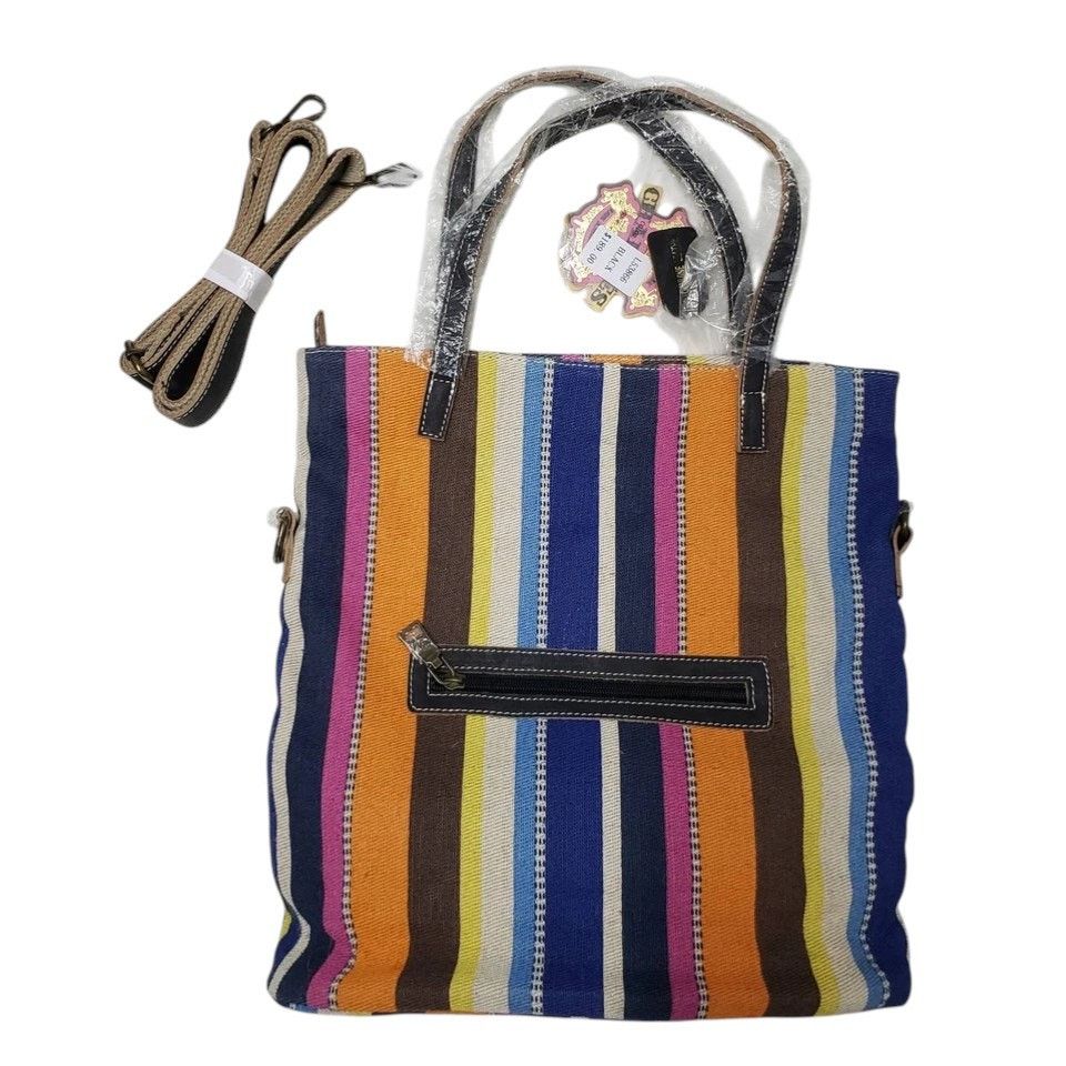 Other NWT Charmes Canvas Leather Convertible Tote Shoulder bag Size ONE SIZE - 3 Thumbnail