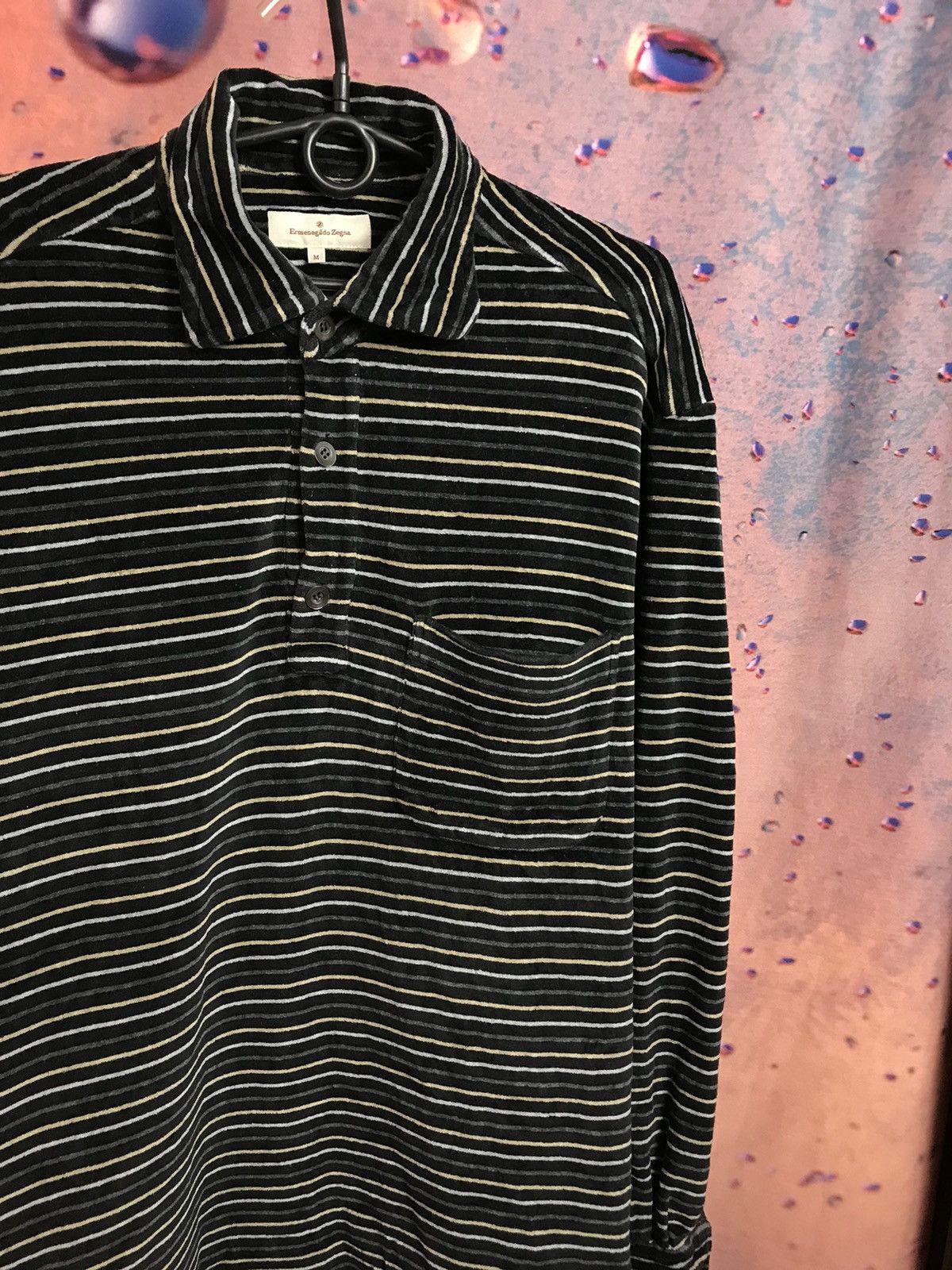 Ermenegildo Zegna Ermenegildo Zegna luxury vintage polo longsleeve Size US L / EU 52-54 / 3 - 1 Thumbnail