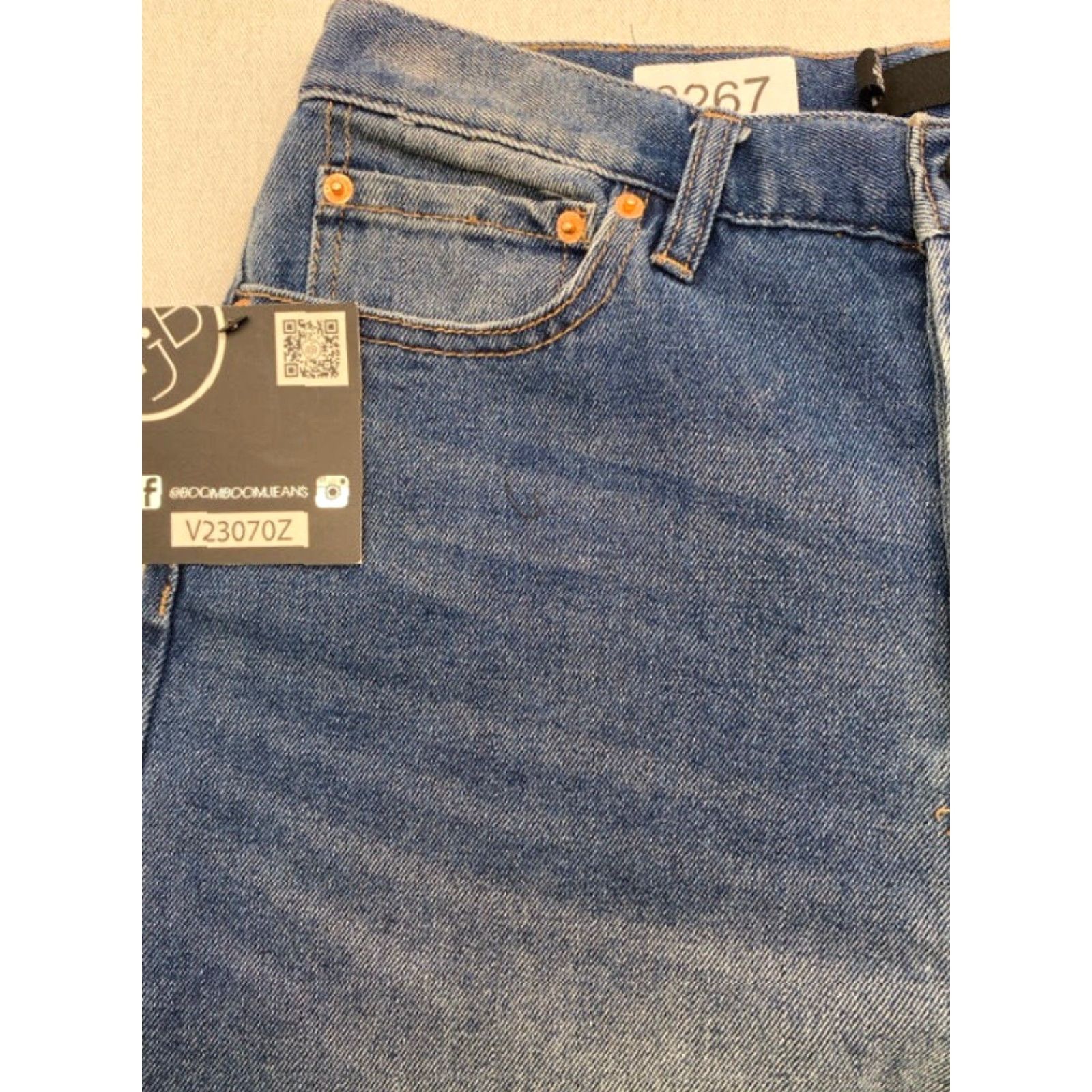 Denime VINTAGE NWT BoomBoom Womens Blue Denim Jeans Size 11/30 30x27.5 Straight Leg 3267 NEW Size 32" / US 10 / IT 46 - 2 Thumbnail