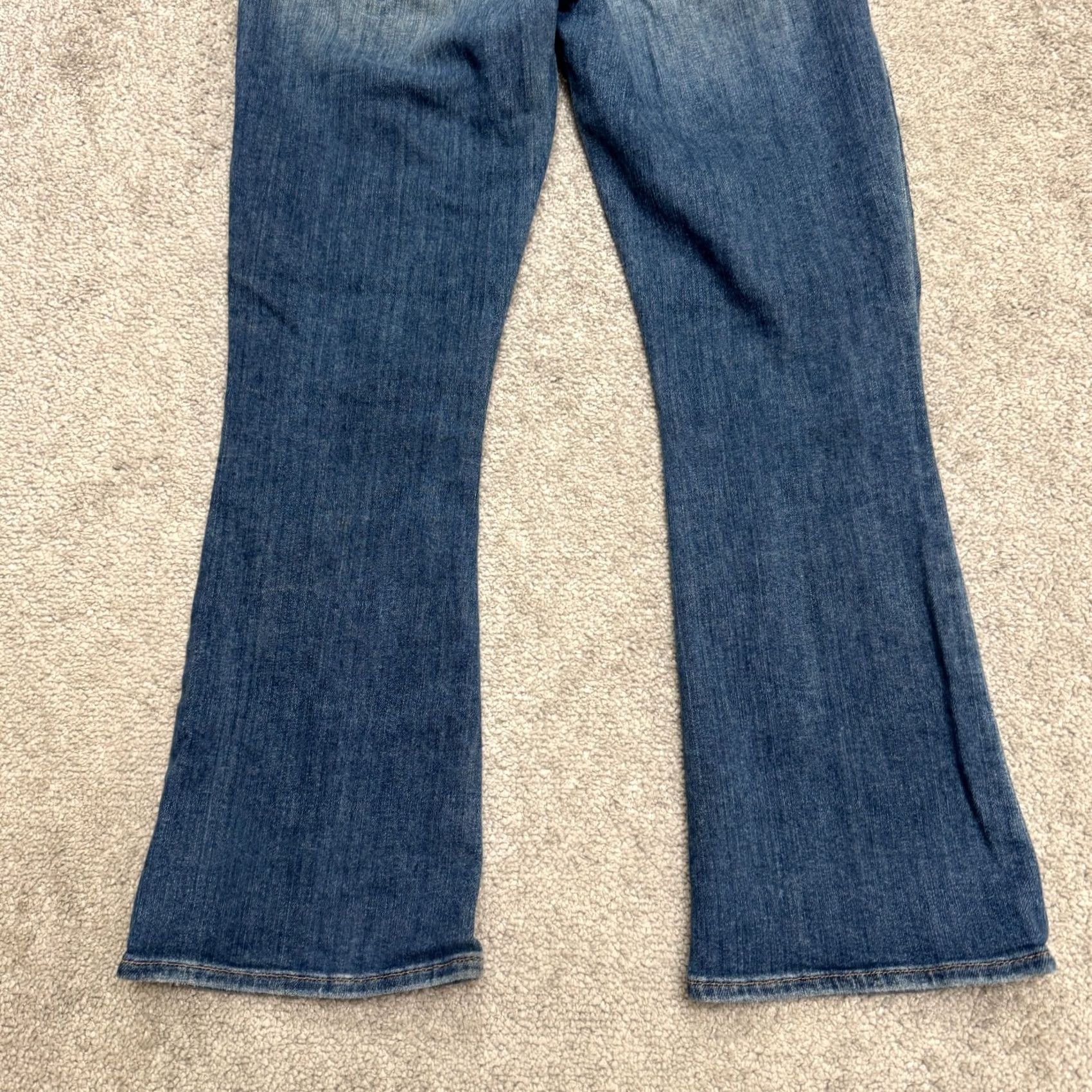 Frame VINTAGE Frame Le Crop Mini Boot Denim Jeans Womens 25 Blue Distressed Casual Blank Size 42" / US 20 - 6 Thumbnail