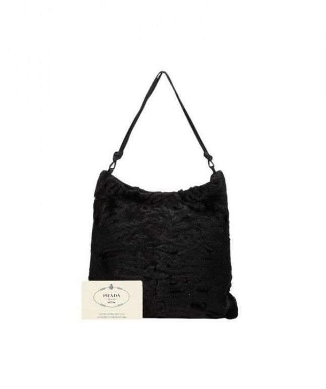 Prada Vintage Prada Persian Lamb Skin Mini Bag Size ONE SIZE - 2 Thumbnail