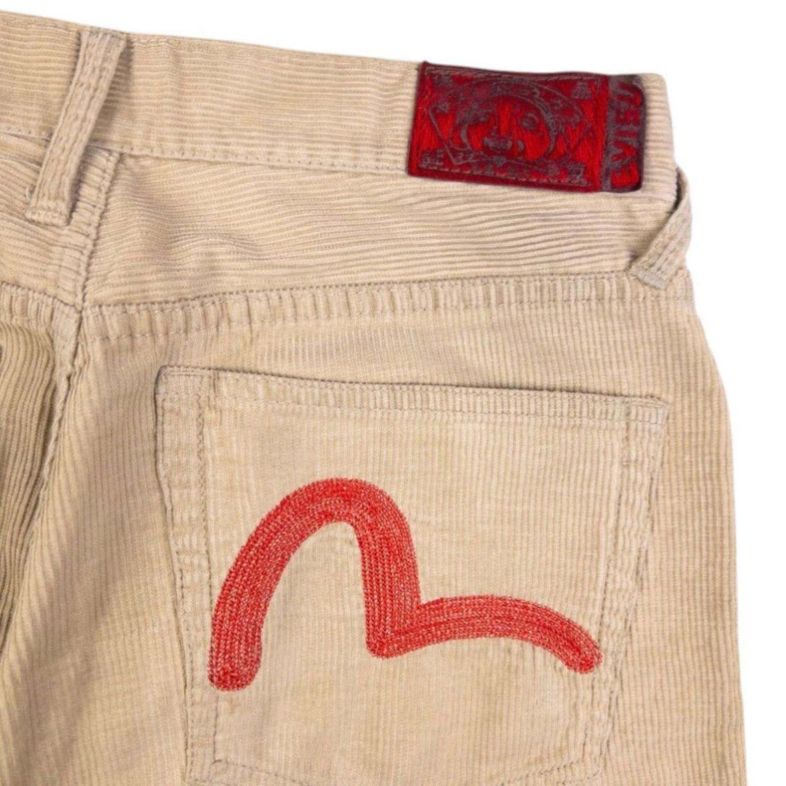 Evisu Vintage Evisu Double Gull Embroidered Corduroy Trousers W28 Size US 28 / EU 44 - 6 Thumbnail
