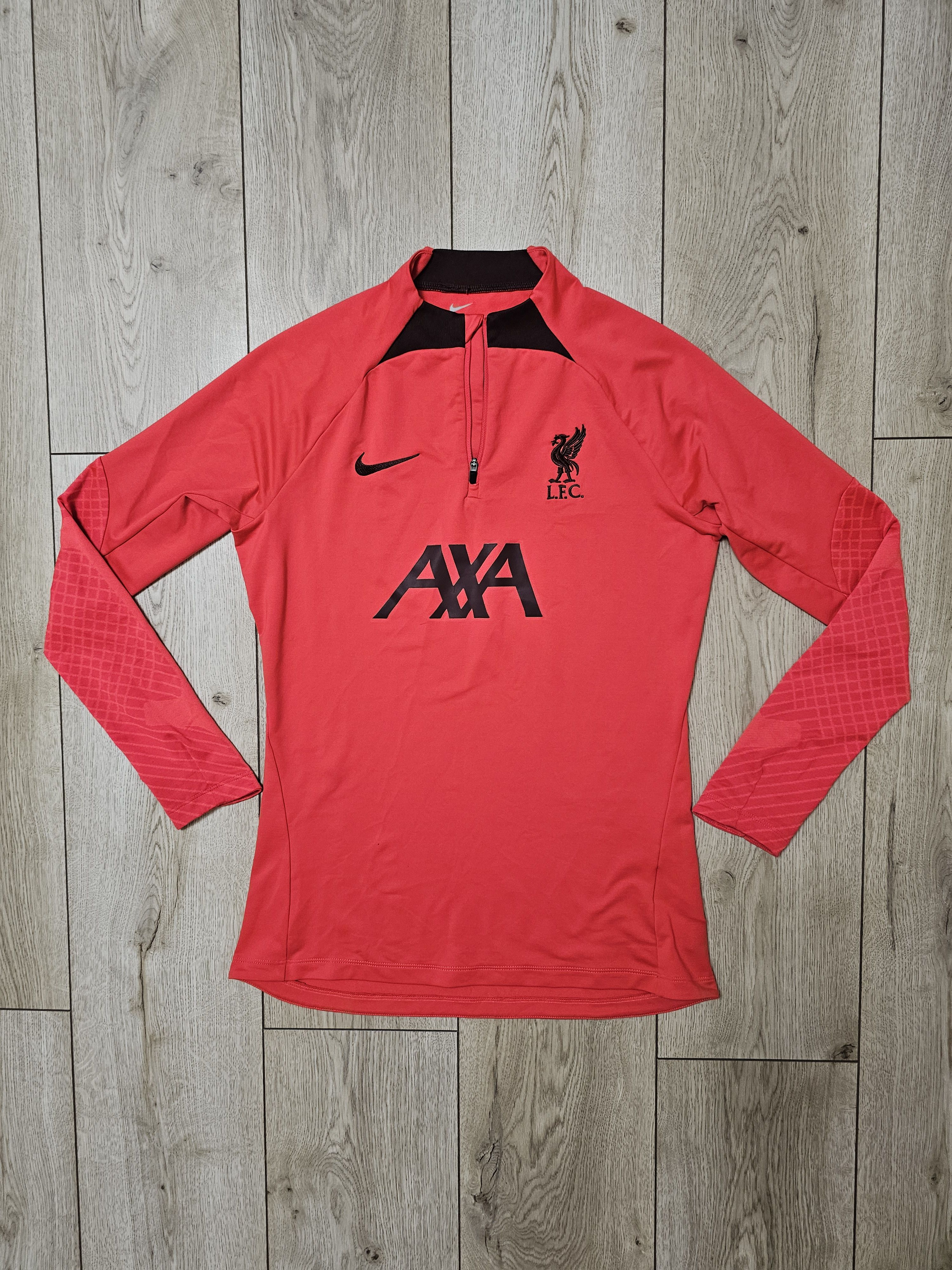 Nike LIVERPOOL 2022 2023 WOMEN FOOTBALL TOP SOCCER JACKET 1/3 ZIP Size S / US 4 / IT 40 - 1 Thumbnail