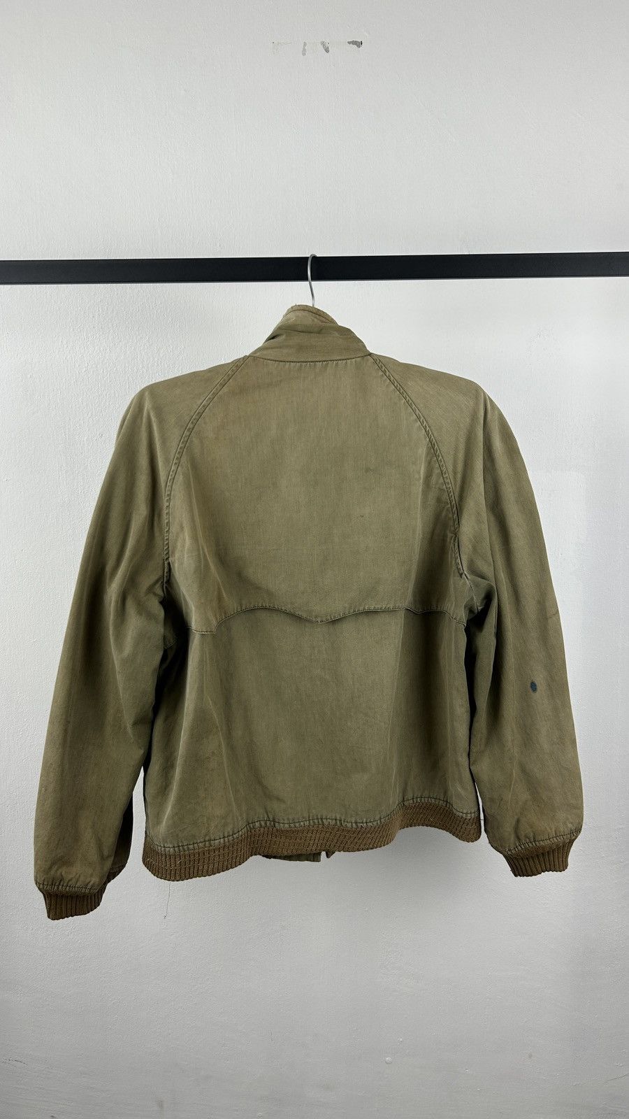 Vintage 1980s Distressed English Work Jacket Baradak by Spatz Size US L / EU 52-54 / 3 - 12 Thumbnail